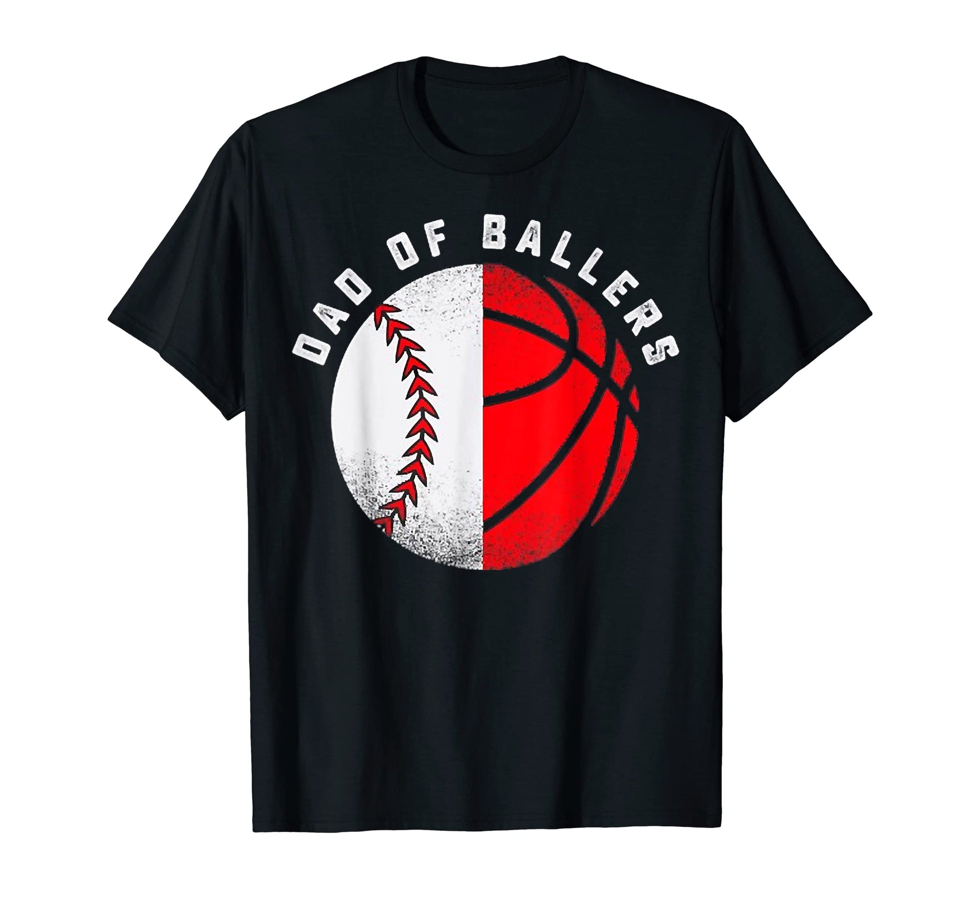 Dad Ballers Father Basketball T-Shirt - Minimalist Print Men Women - T-Shirt, Sweatshirt, Hoodie