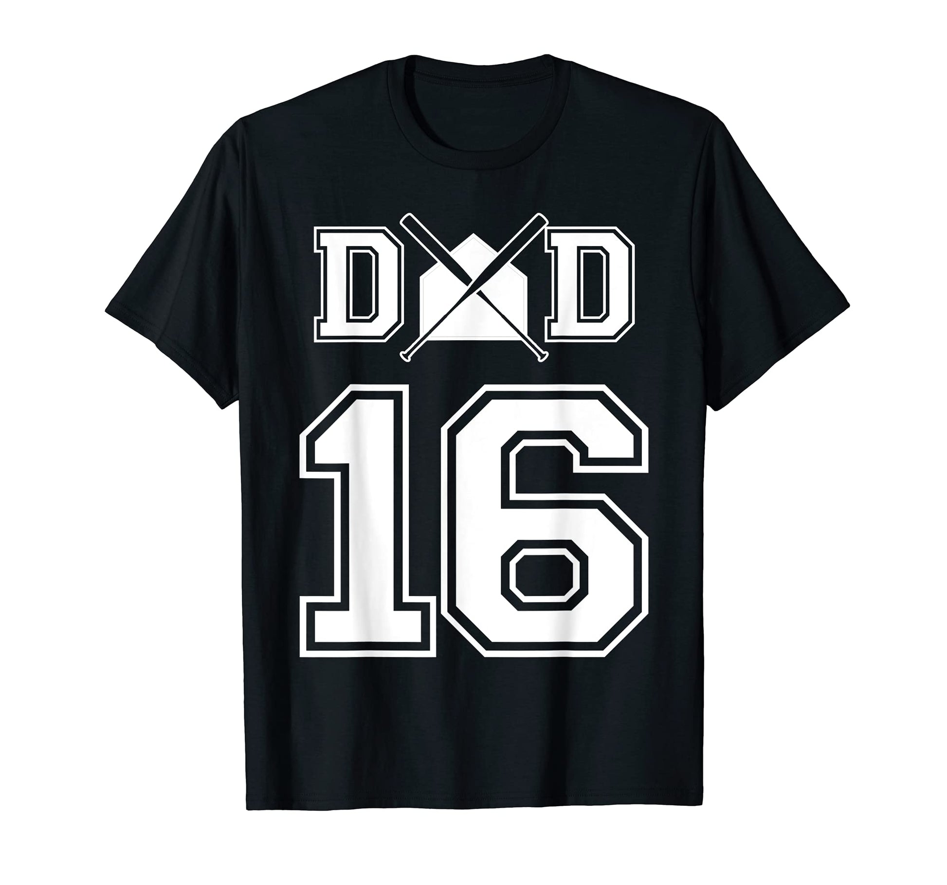 Number 16 Players Biggest Fan Baseball T-Shirt - Trendy Graphic for Adults - T-Shirt, Sweatshirt, Hoodie