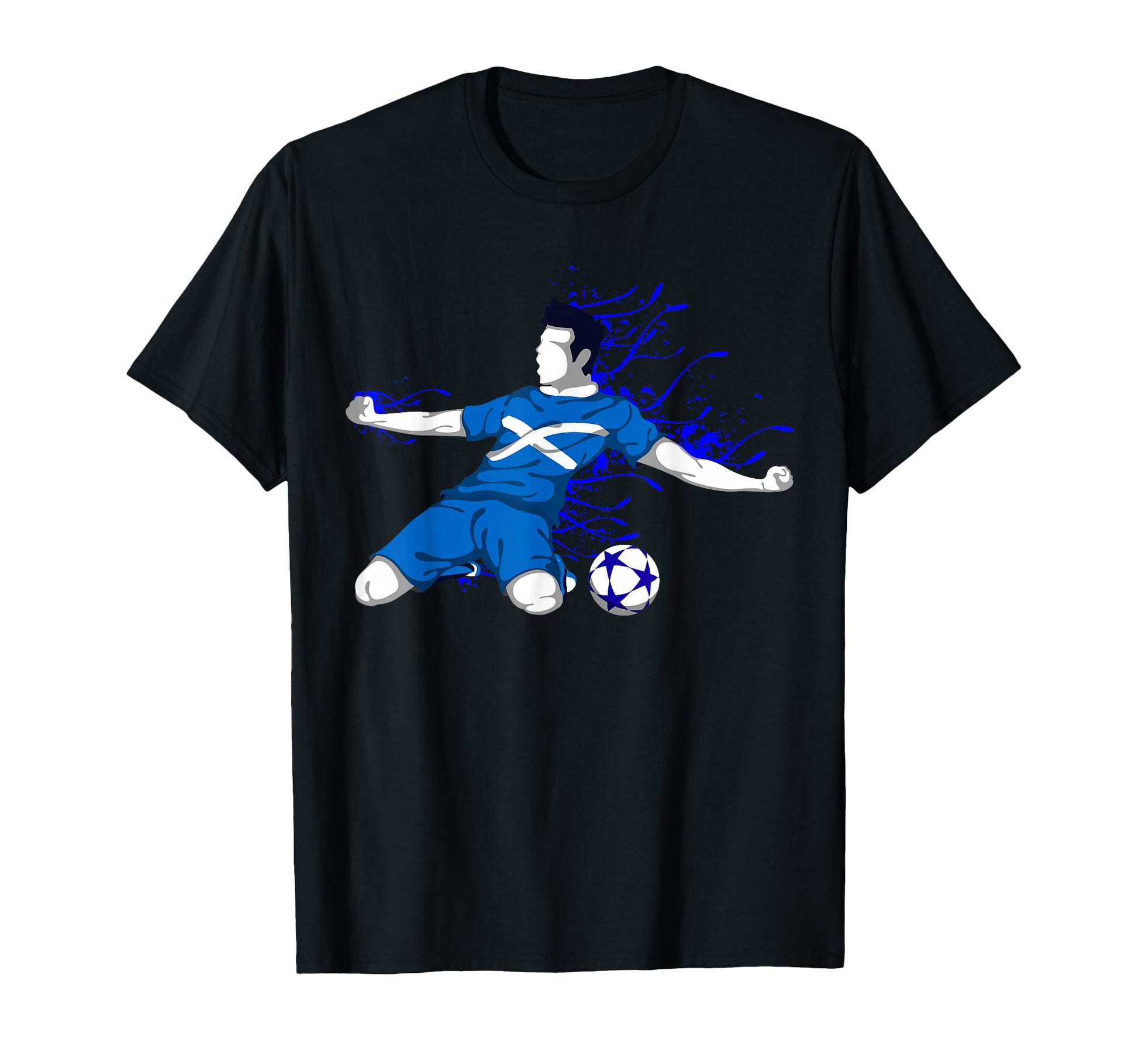 Scotland Soccer Fans Jersey T-Shirt - Casual Everyday Wear Men Women - T-Shirt, Sweatshirt, Hoodie