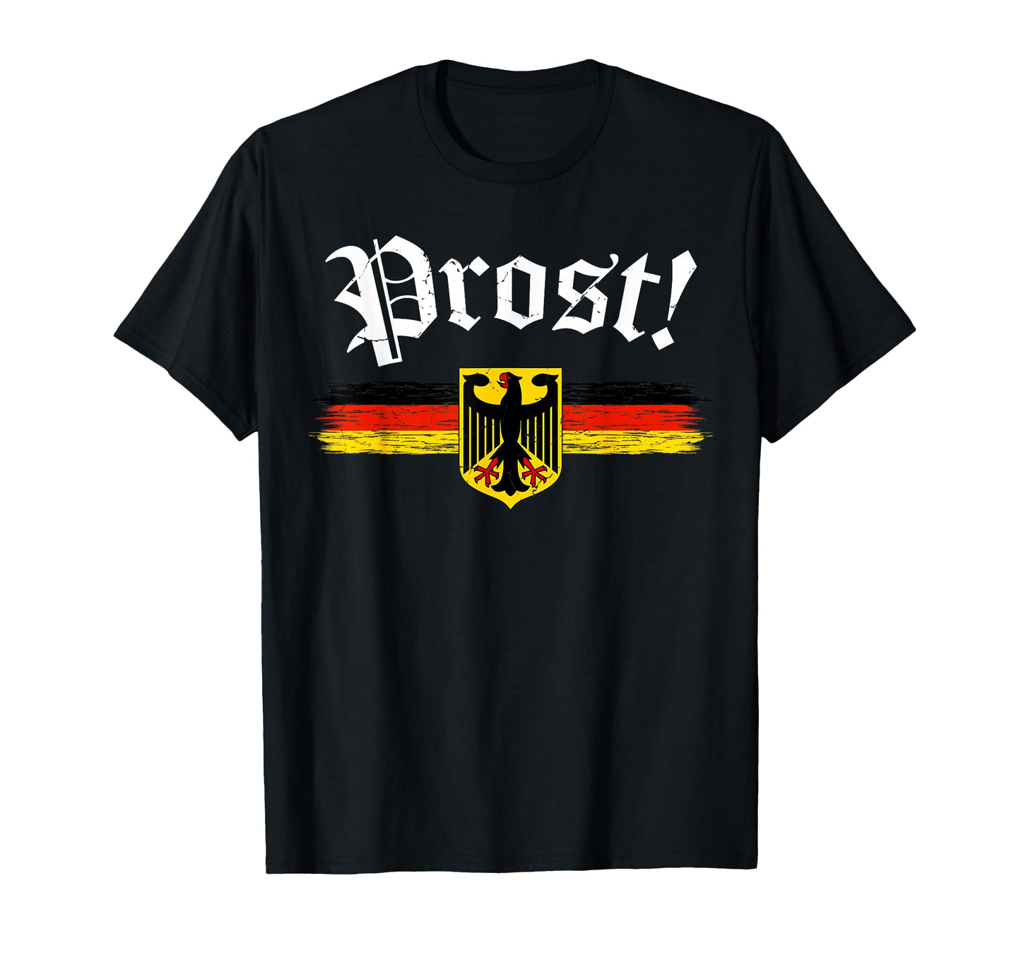Oktoberfest German Flag Prost T-Shirt - Aesthetic Graphic Men Women - T-Shirt, Sweatshirt, Hoodie