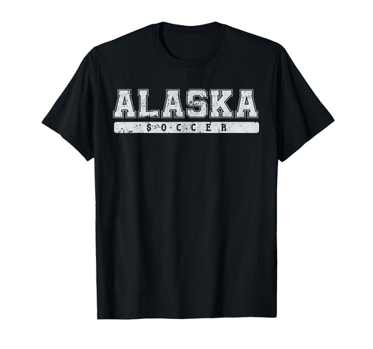 Alaska Soccer Tees Tanks Tops Hoodie - Minimalist Print Unisex - T-Shirt, Sweatshirt, Hoodie