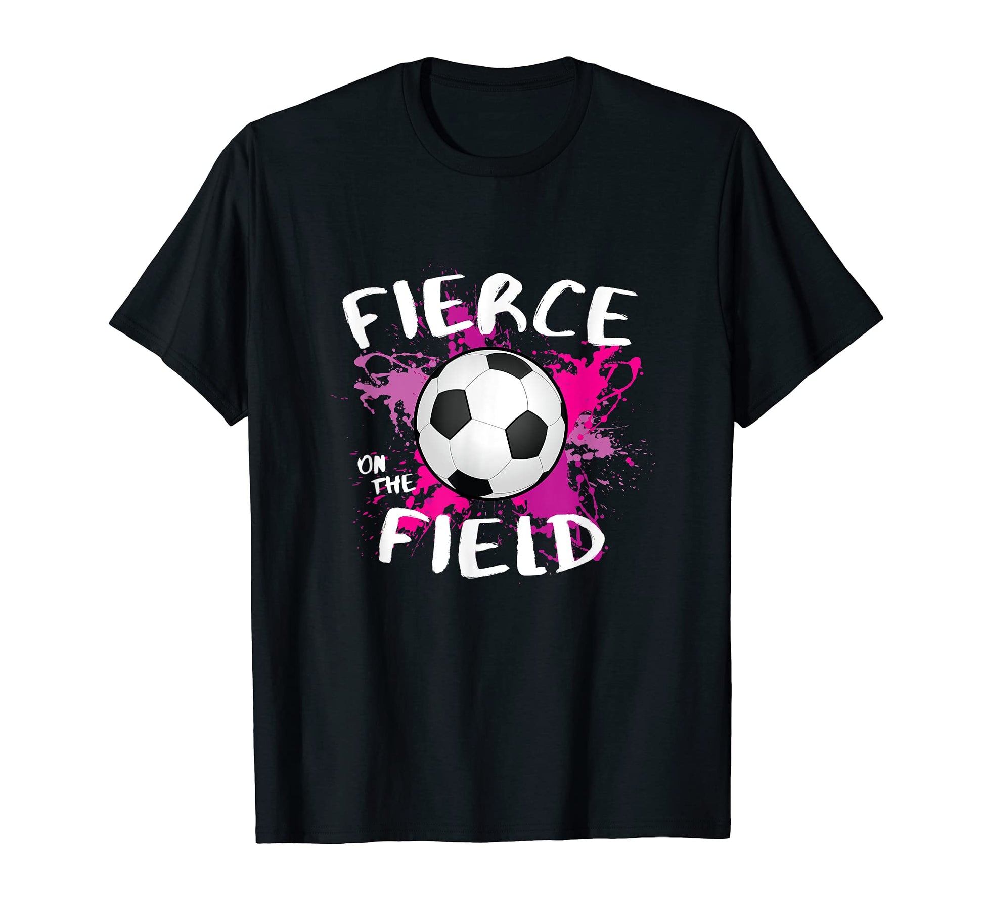 Fierce Field Soccer Player T-Shirt - Trendy Graphic for Adults - T-Shirt, Sweatshirt, Hoodie