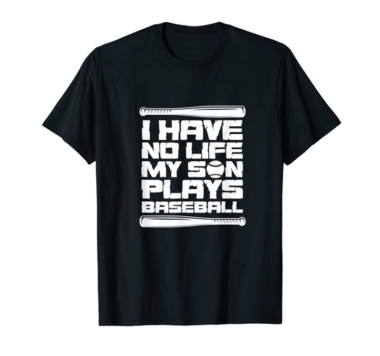 Baseball Dad Mom Sports Game Day T-Shirt - Minimalist Print Men Women - T-Shirt, Sweatshirt, Hoodie