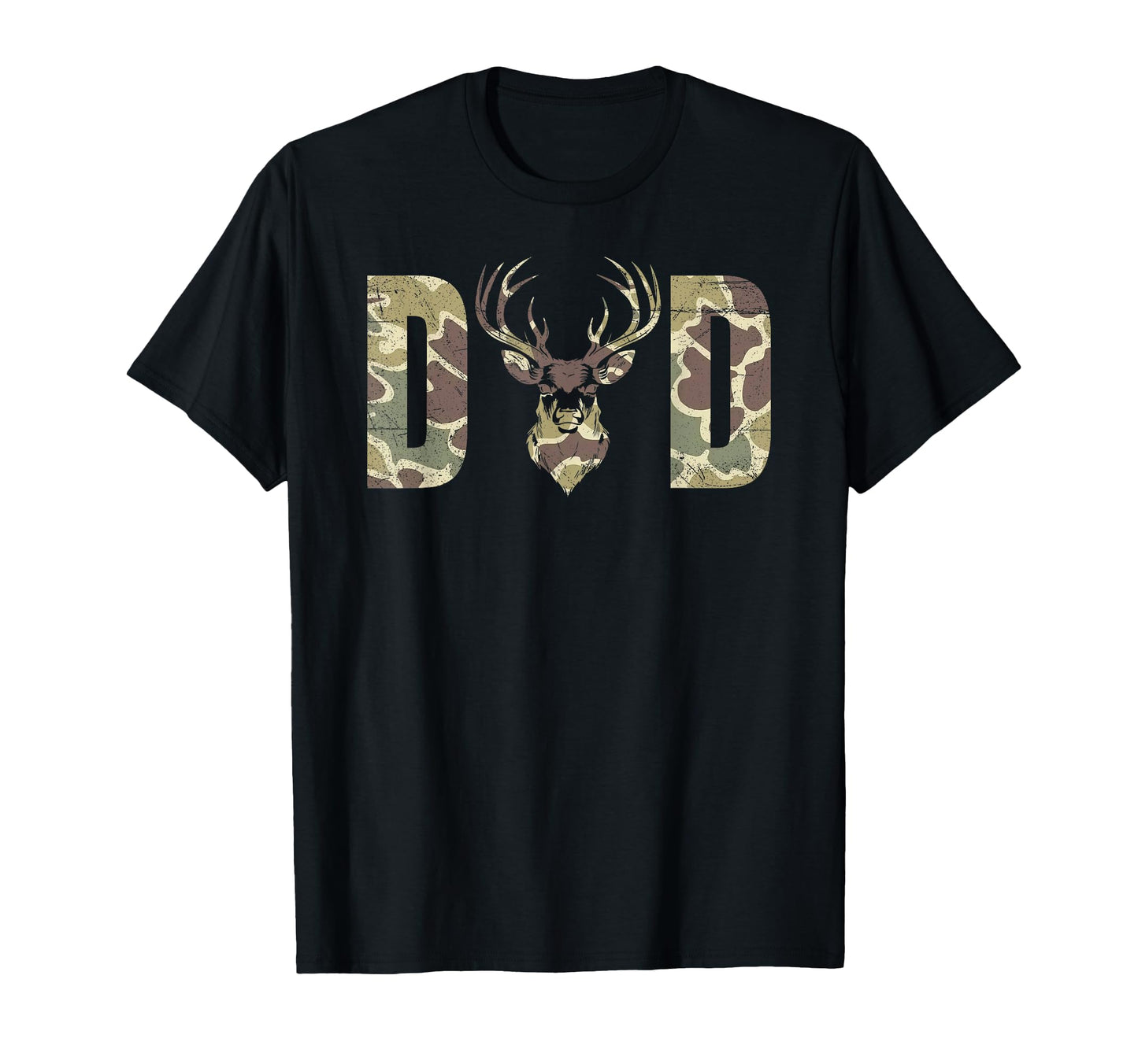 Old School Camo Dad Hunting T-Shirt - Minimalist Print Men Women - T-Shirt, Sweatshirt, Hoodie