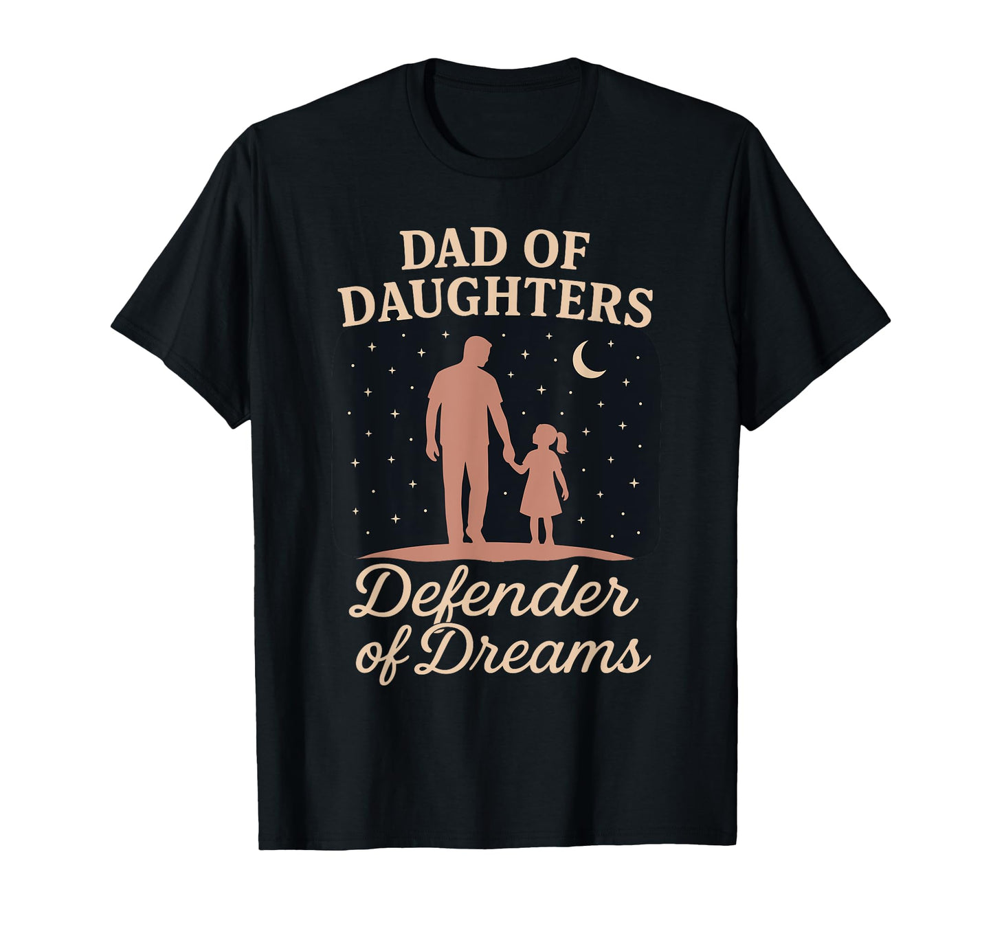 Dad Proud Father Daughters Daddy T-Shirt - Minimalist Print Men Women - T-Shirt, Sweatshirt, Hoodie