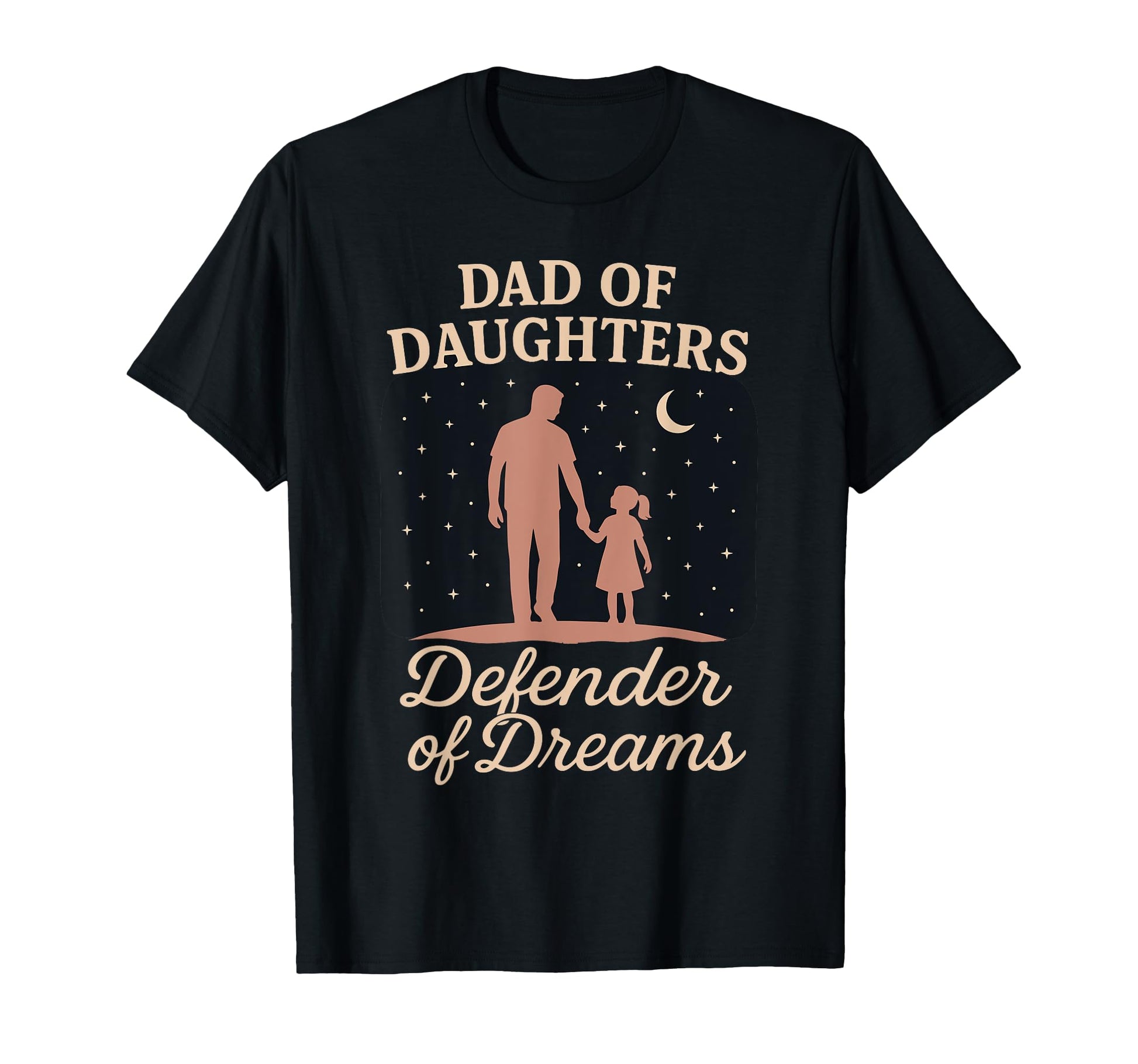 Dad Proud Father Daughters Daddy T-Shirt - Minimalist Print Men Women - T-Shirt, Sweatshirt, Hoodie