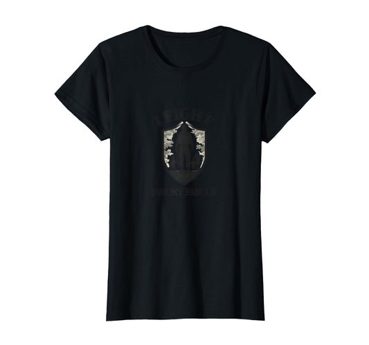 Army Dads I Fight My Family Military T-Shirt - Graphic Print for Adults - T-Shirt, Sweatshirt, Hoodie