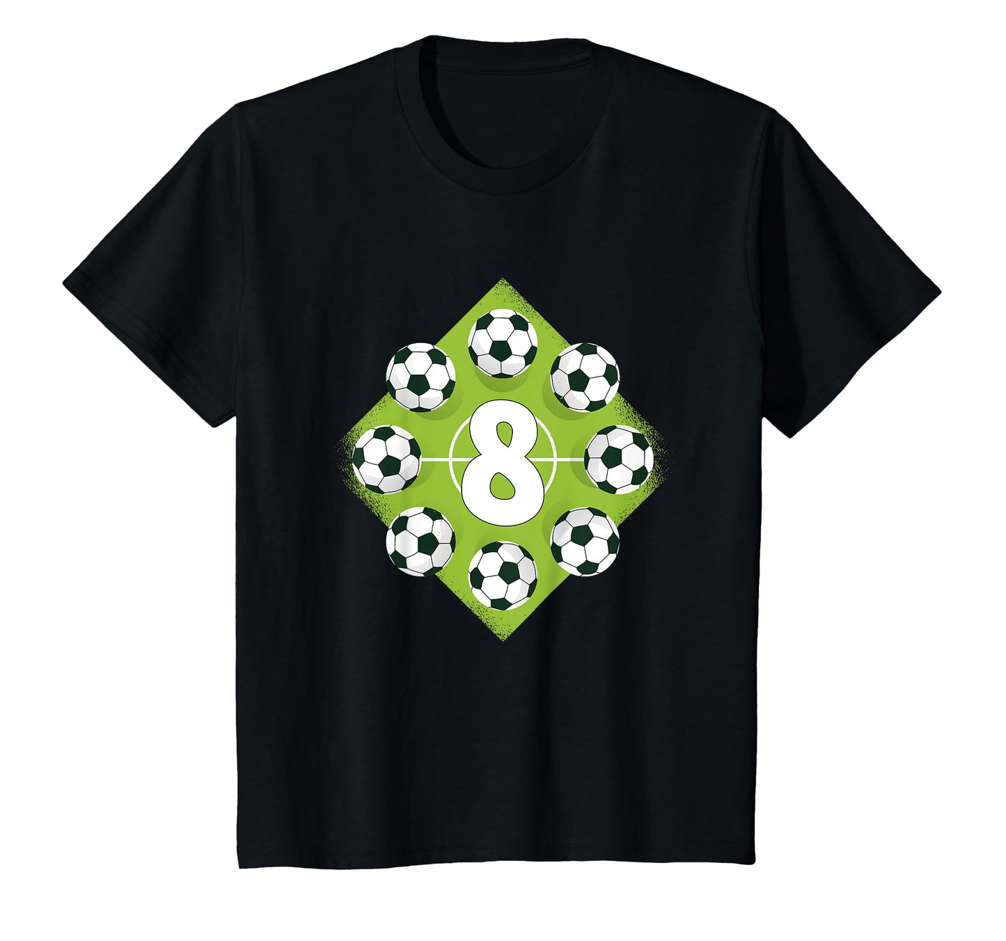 8 Birthday Soccer 8 Year Old T-Shirt - Unique Graphic for Adults - T-Shirt, Sweatshirt, Hoodie