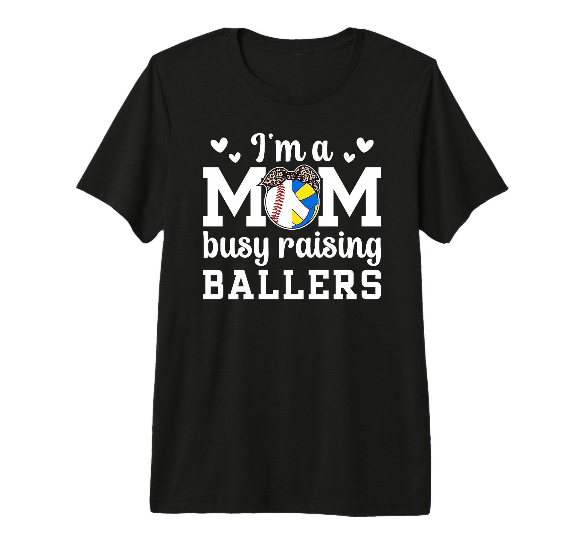 Im Mom Busy Raising Ballers Baseball T-Shirt - Aesthetic Graphic Men Women - T-Shirt, Sweatshirt, Hoodie