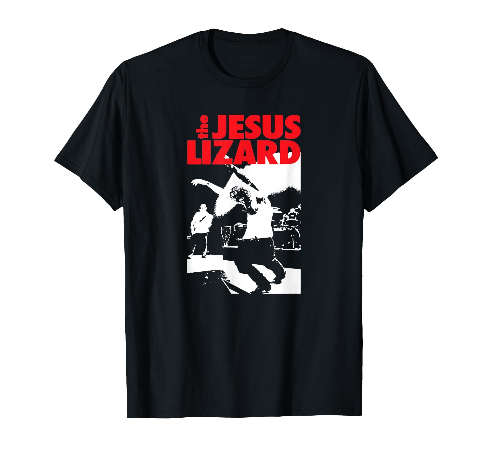Jesus Lizard Stripes Musician T-Shirt - Fun Novelty Design Unisex - T-Shirt, Sweatshirt, Hoodie