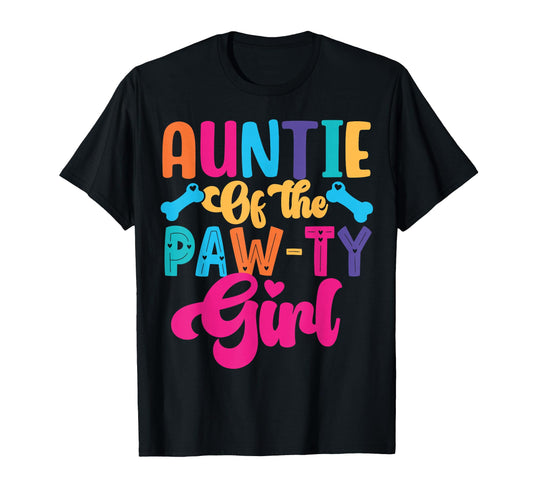 Auntie Paw Ty Dog Family Matching T-Shirt - Fun Novelty Design for Adults - T-Shirt, Sweatshirt, Hoodie