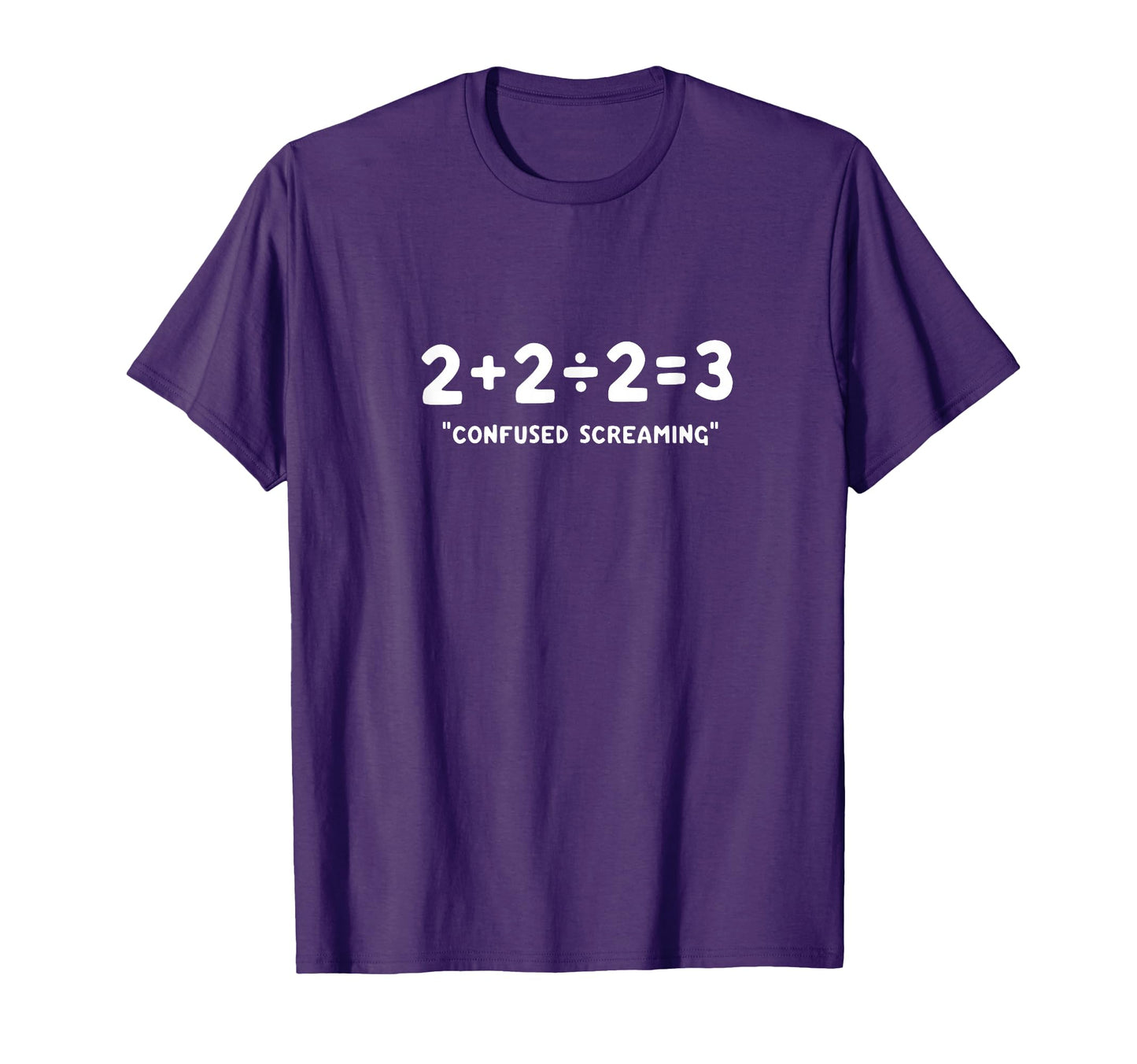 Funny Confused Screaming Mathematics T-Shirt - Custom Art Print for Adults - T-Shirt, Sweatshirt, Hoodie