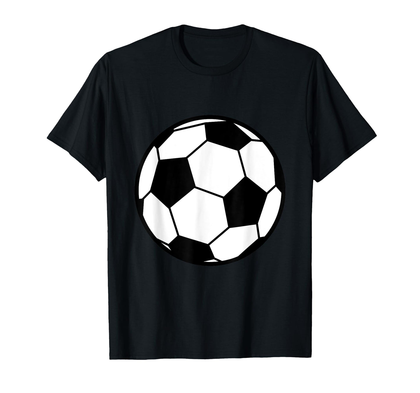 Black And White Soccer Ball T-Shirt - Novelty Apparel Unisex - T-Shirt, Sweatshirt, Hoodie