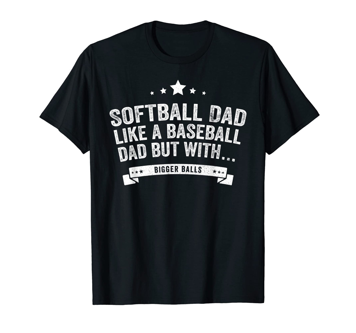 Mens Softball Dad Like Baseball Dad T-Shirt - Minimalist Print for Adults - T-Shirt, Sweatshirt, Hoodie