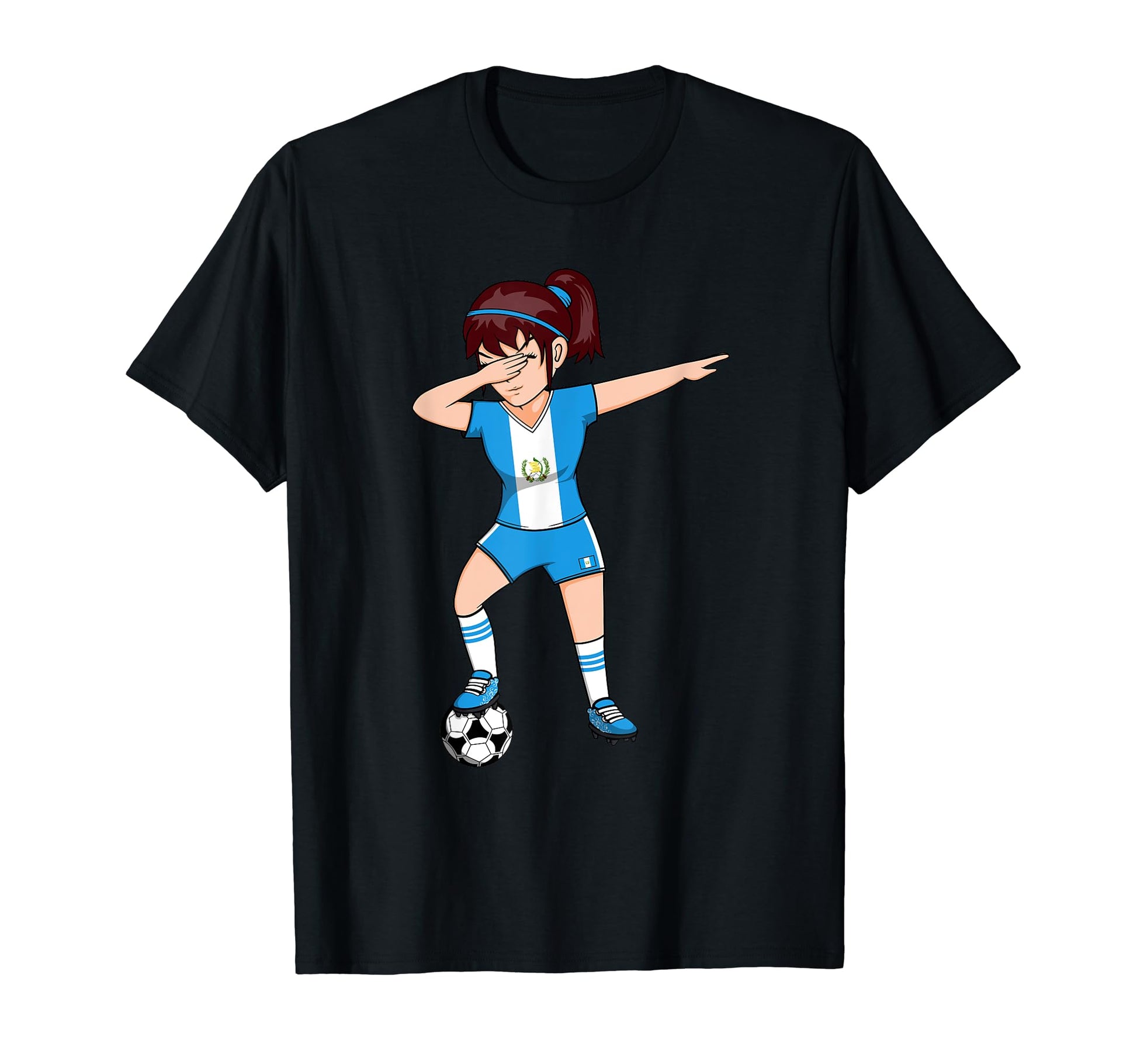 Dabbing Soccer Guatemala Jersey T-Shirt - Streetwear Style Unisex - T-Shirt, Sweatshirt, Hoodie