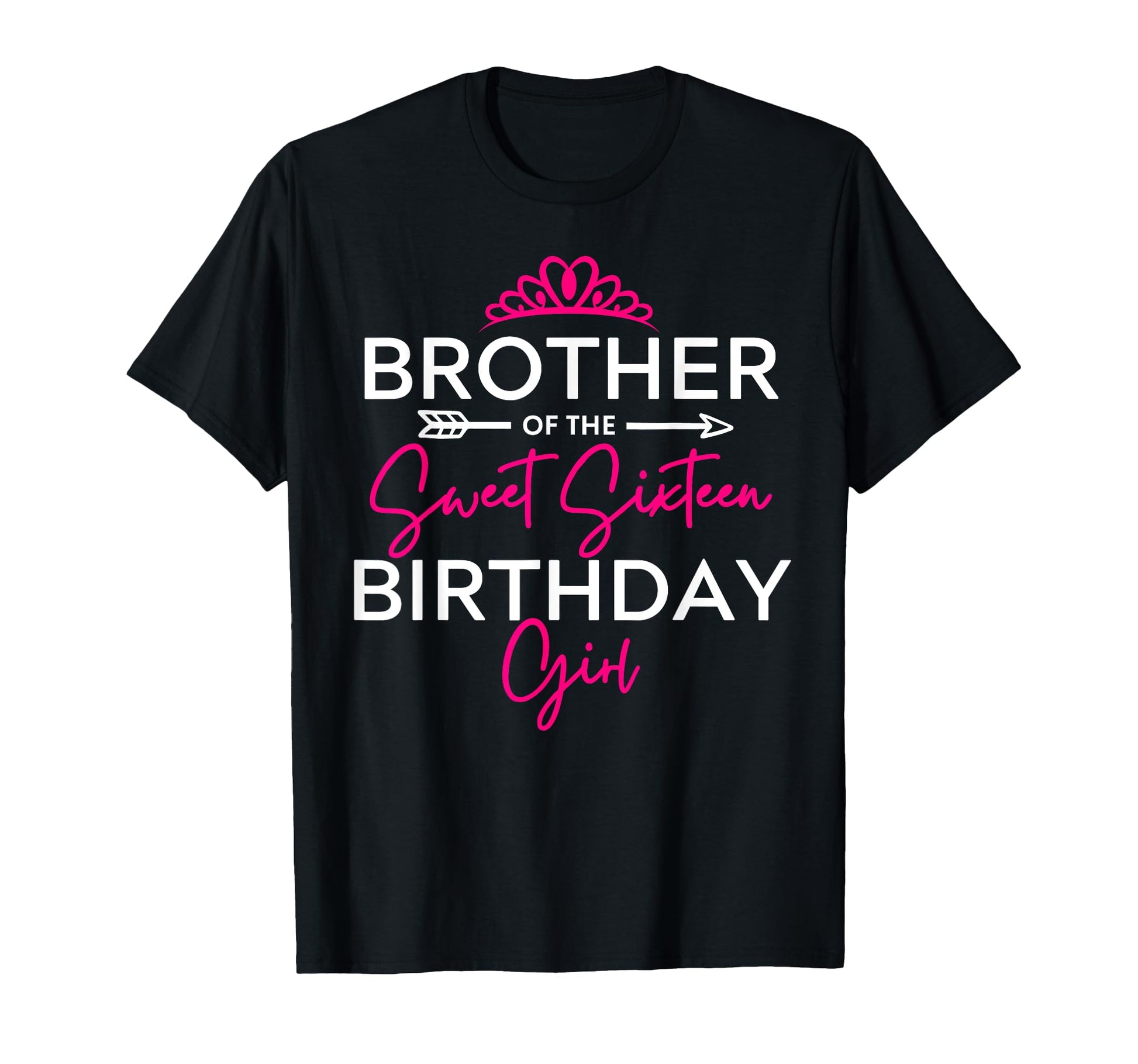Brother Sweet Sixteen Birthday Teen T-Shirt - Minimalist Print Men Women - T-Shirt, Sweatshirt, Hoodie