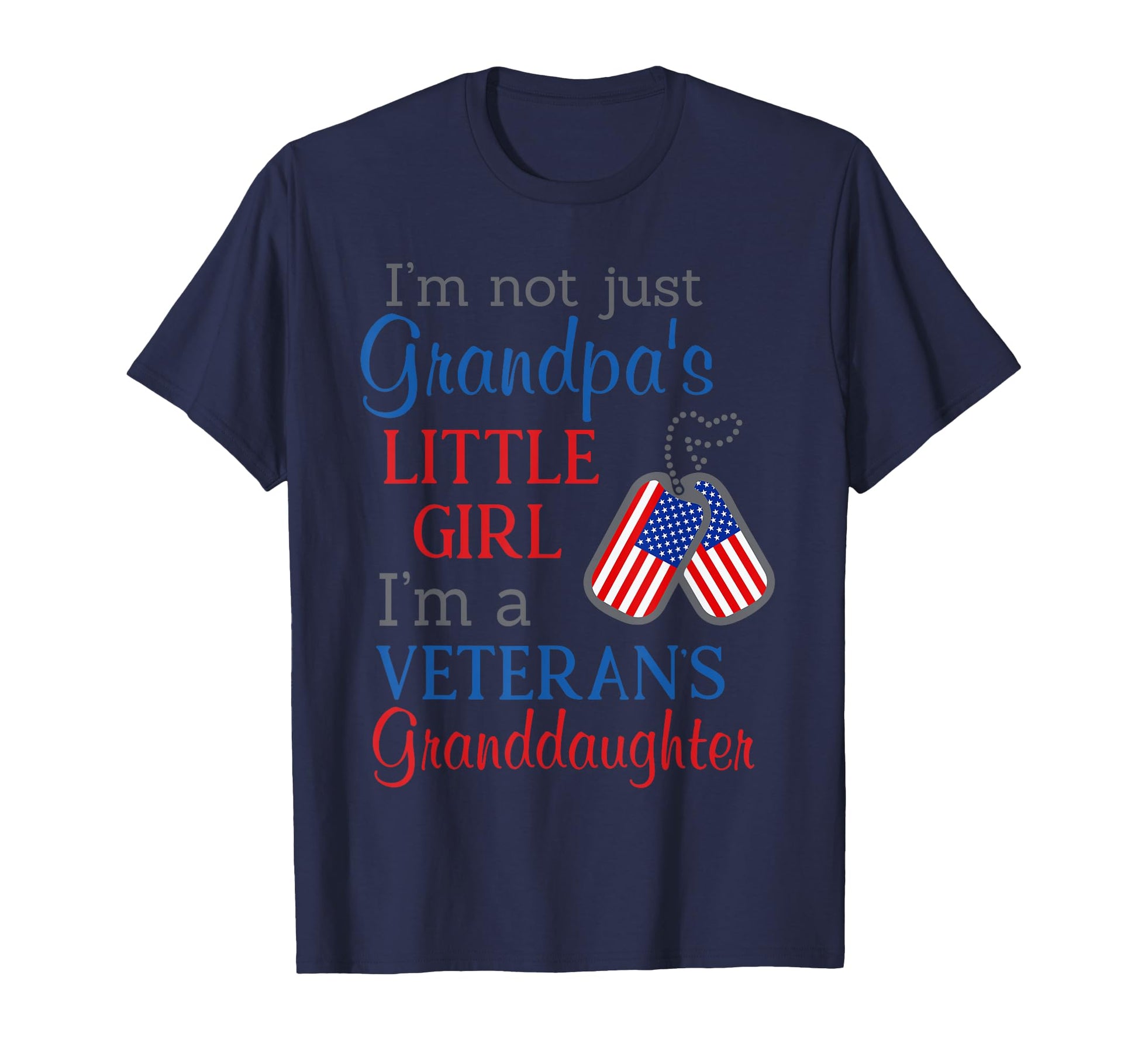 Im Not Grandpas Little Im Veterans T-Shirt - Minimalist Print for Adults - T-Shirt, Sweatshirt, Hoodie