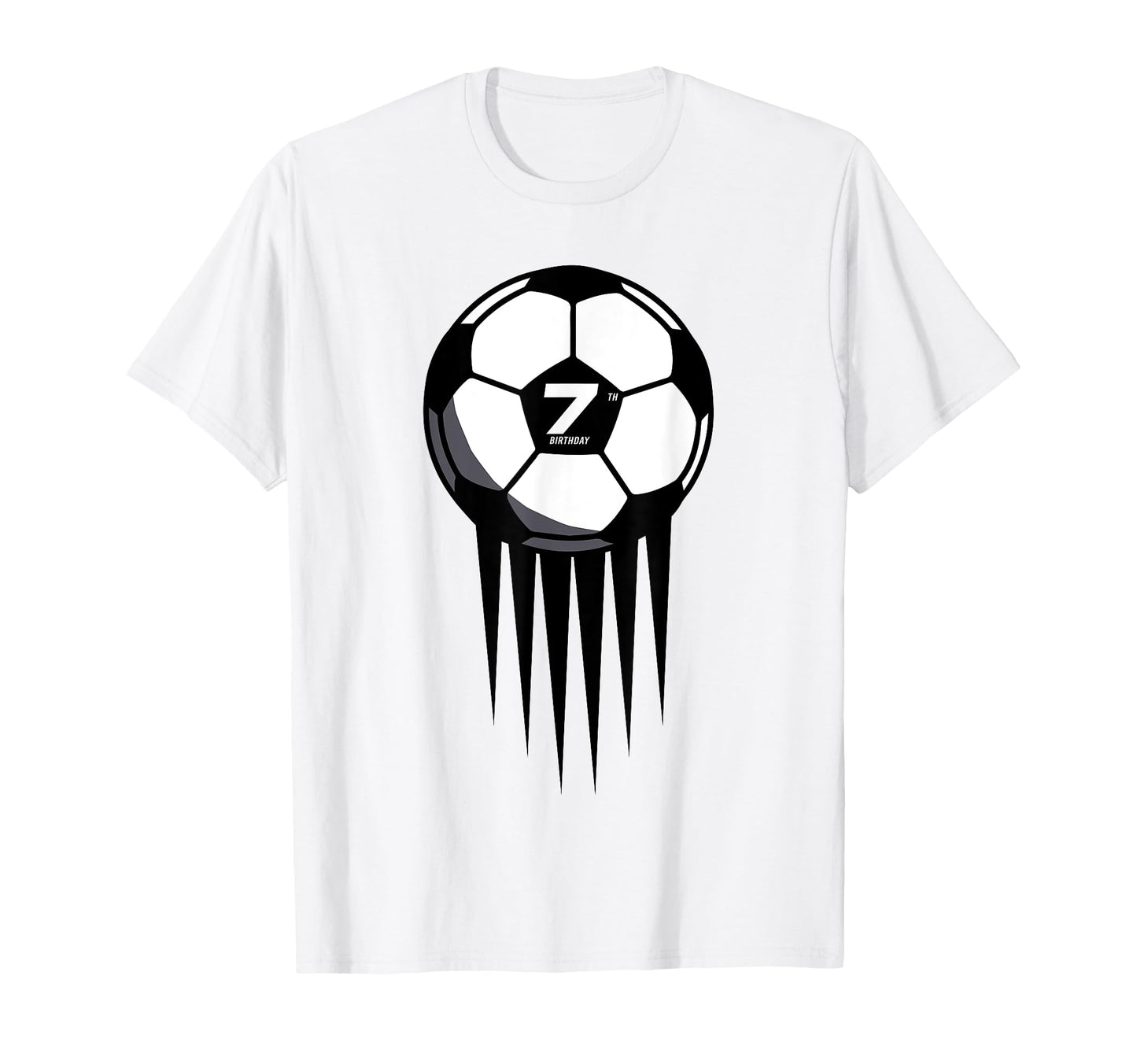 7Th Birthday Soccer 7 Years Old T-Shirt - Streetwear Style Men Women - T-Shirt, Sweatshirt, Hoodie