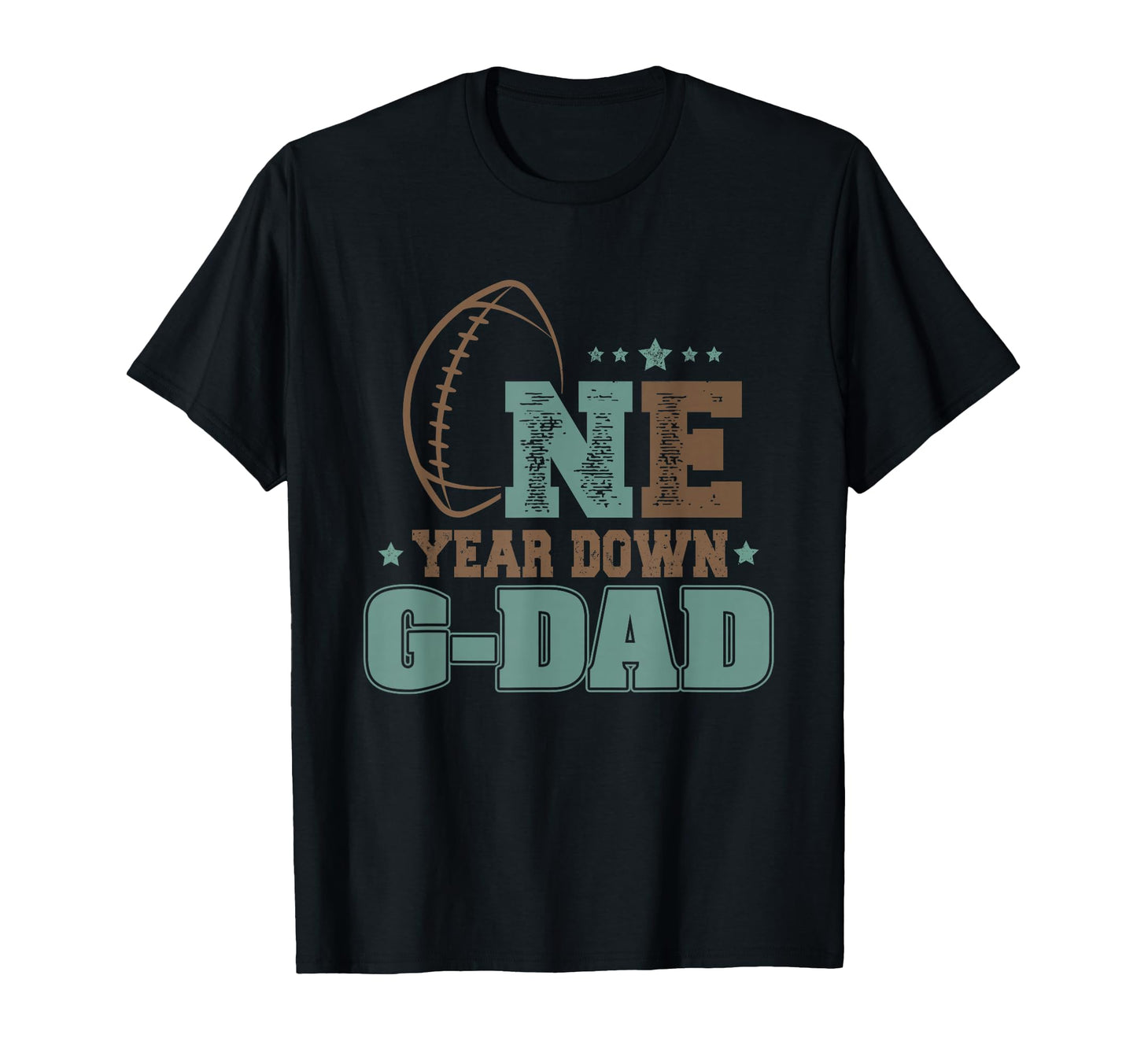 G Dad 1 Year Old Football Birthday Party T-Shirt - Graphic Print for Adults - T-Shirt, Sweatshirt, Hoodie