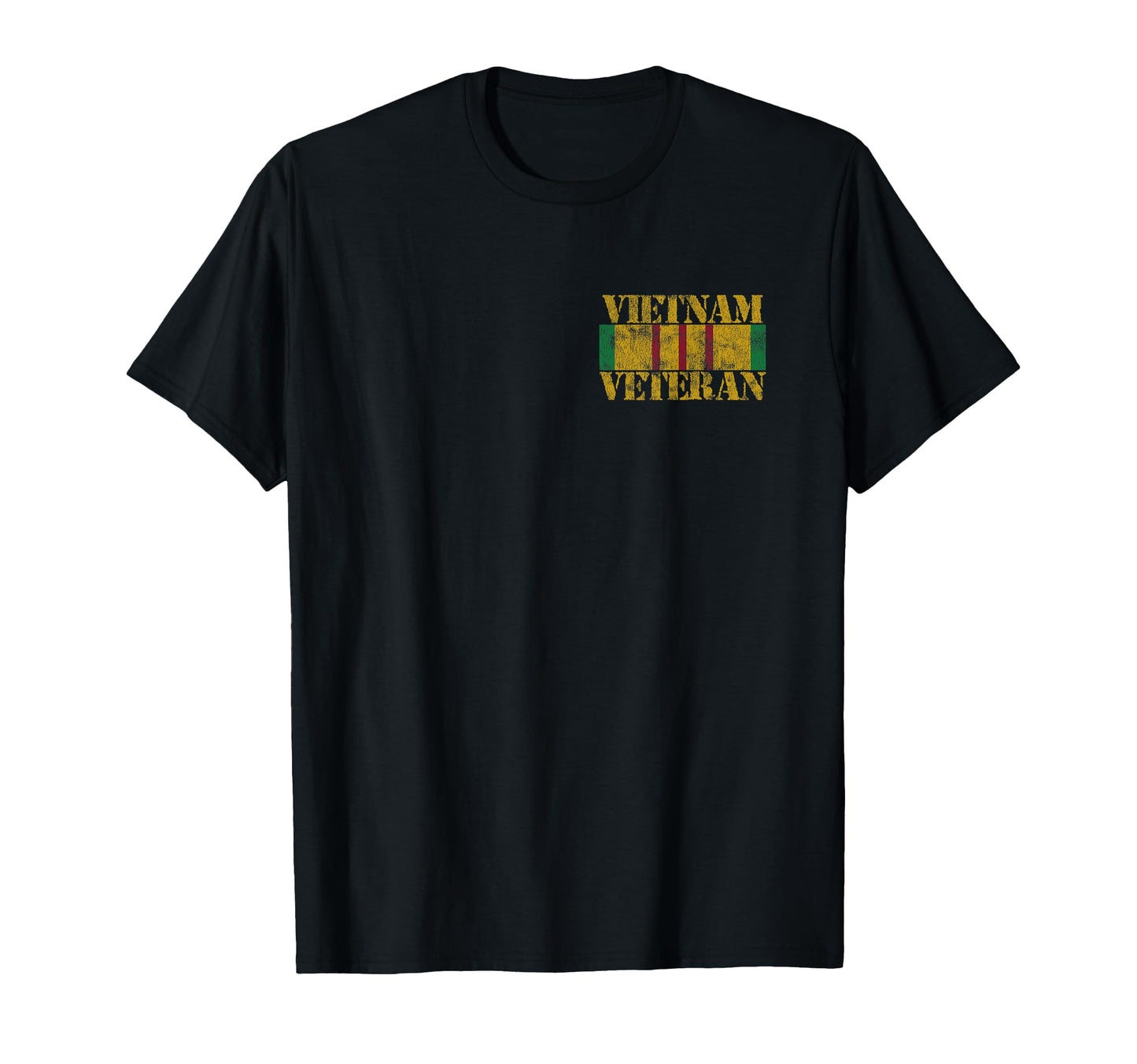 Vietnam Veteran Flag Service Ribbon Patch T-Shirt - Unique Graphic Unisex - T-Shirt, Sweatshirt, Hoodie