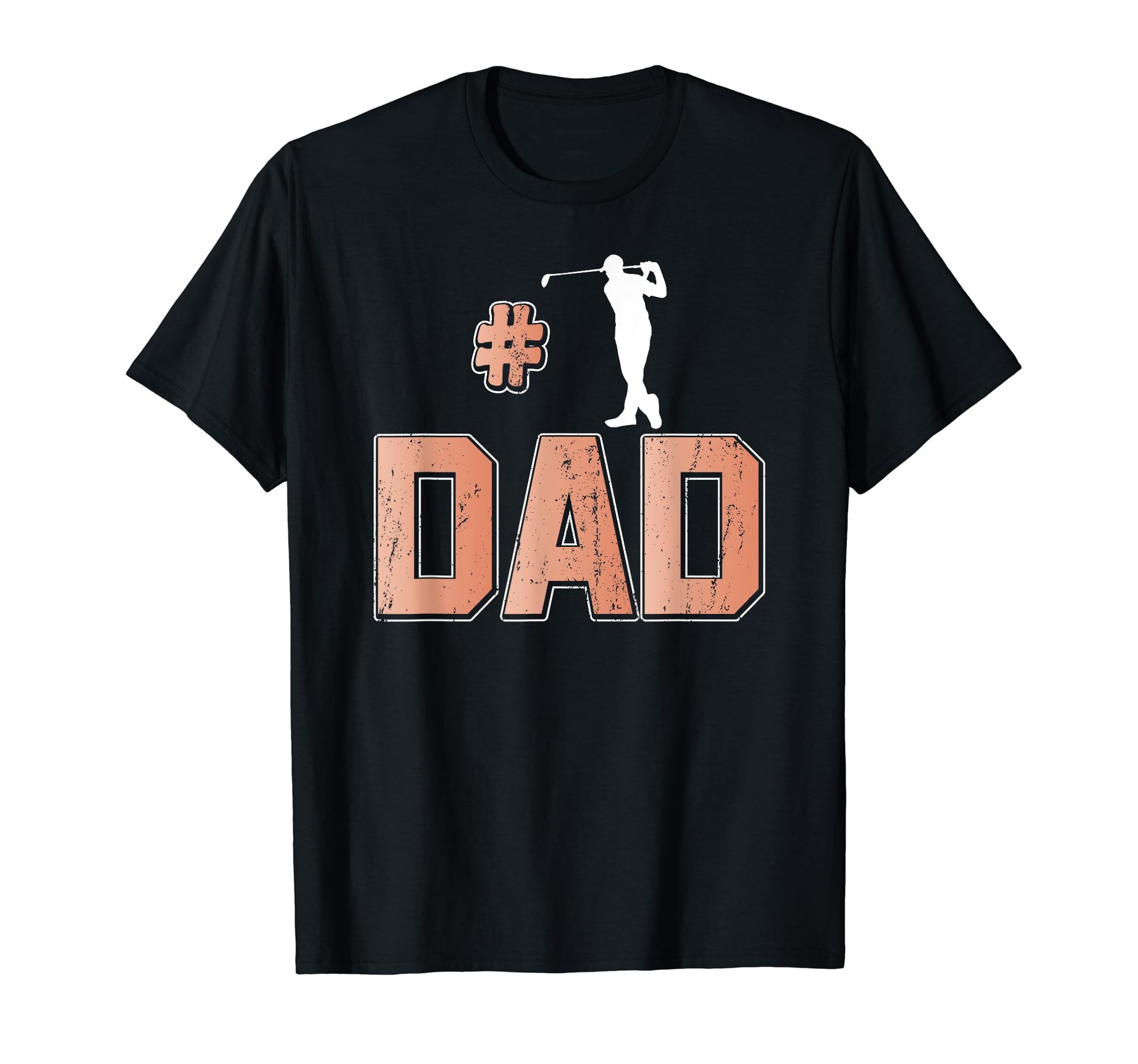 Number One Golf Dad 1 Father T-Shirt - Casual Everyday Wear Men Women - T-Shirt, Sweatshirt, Hoodie