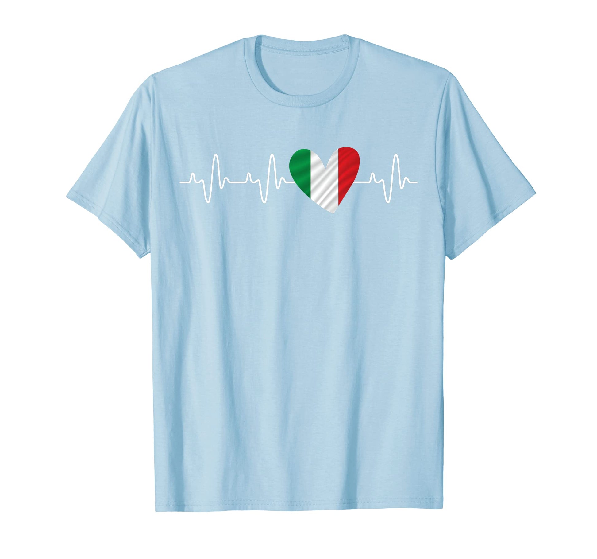 Heartbeat Italian Italy Soccer Funny T-Shirt - Streetwear Style Men Women - T-Shirt, Sweatshirt, Hoodie