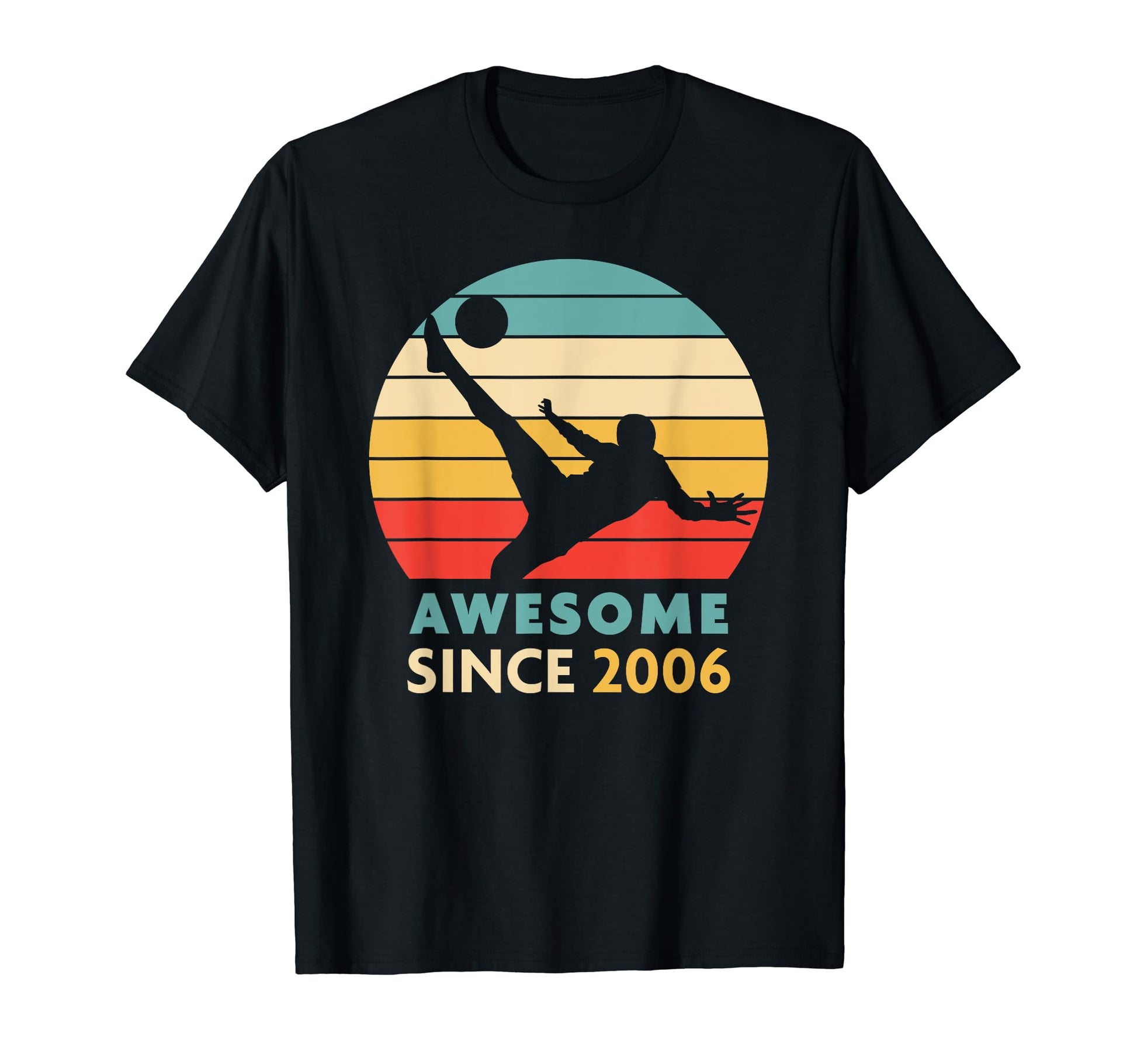 17Th Birthday Gift Soccer Awesome Since T-Shirt - Streetwear Style Unisex - T-Shirt, Sweatshirt, Hoodie