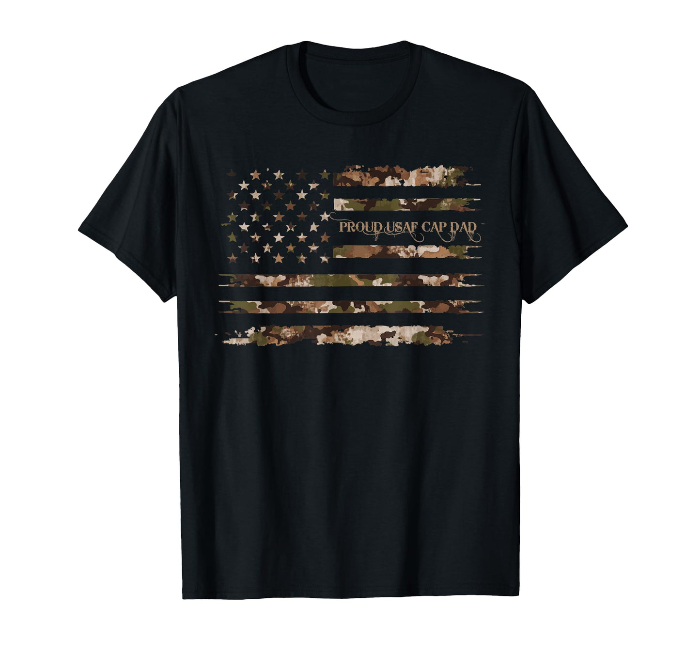 Proud Usaf Cap Dad Military Family T-Shirt - Aesthetic Graphic Men Women - T-Shirt, Sweatshirt, Hoodie