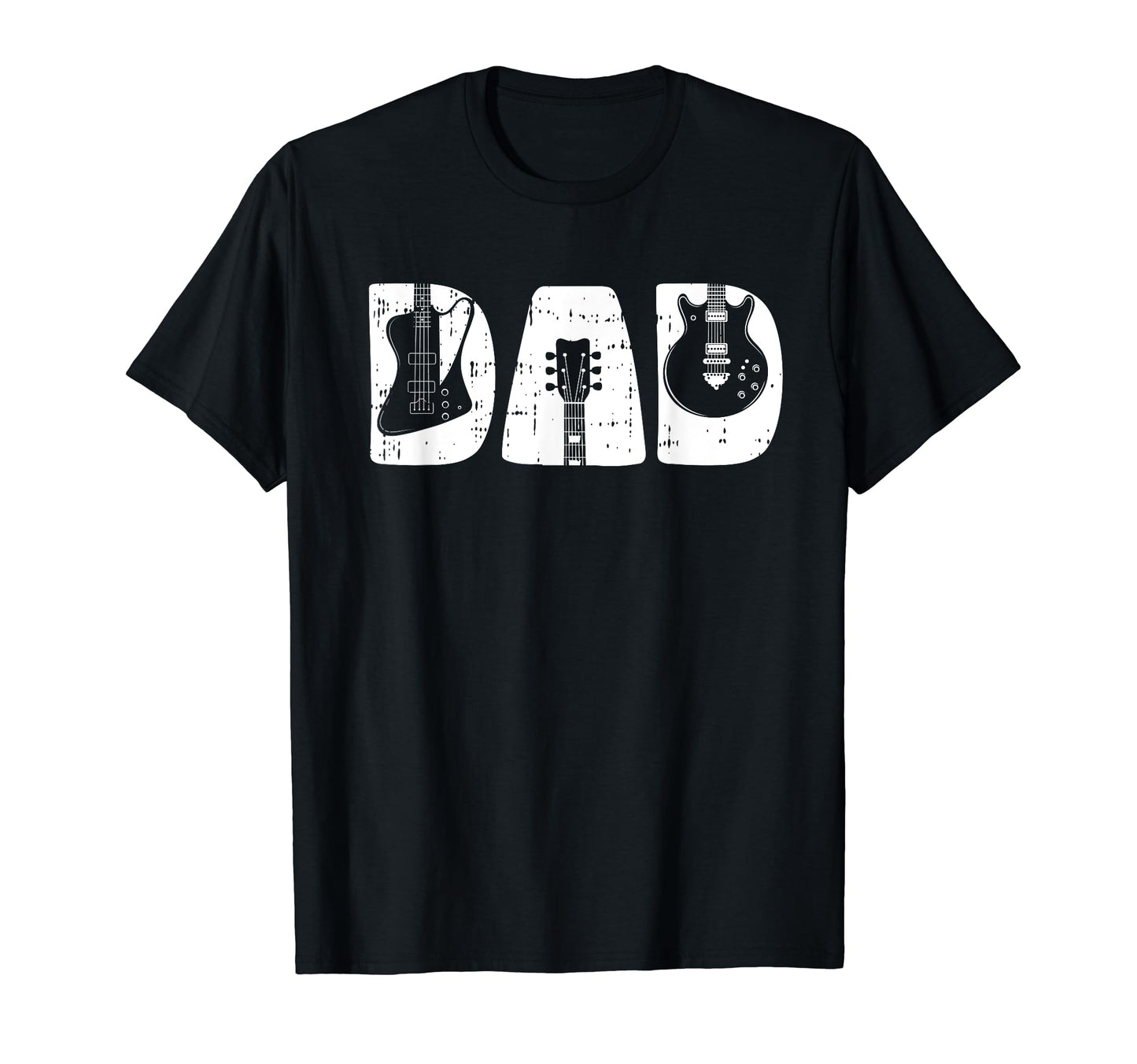 Guitar Dad Fathers Day Guitarist T-Shirt - Custom Art Print Unisex - T-Shirt, Sweatshirt, Hoodie
