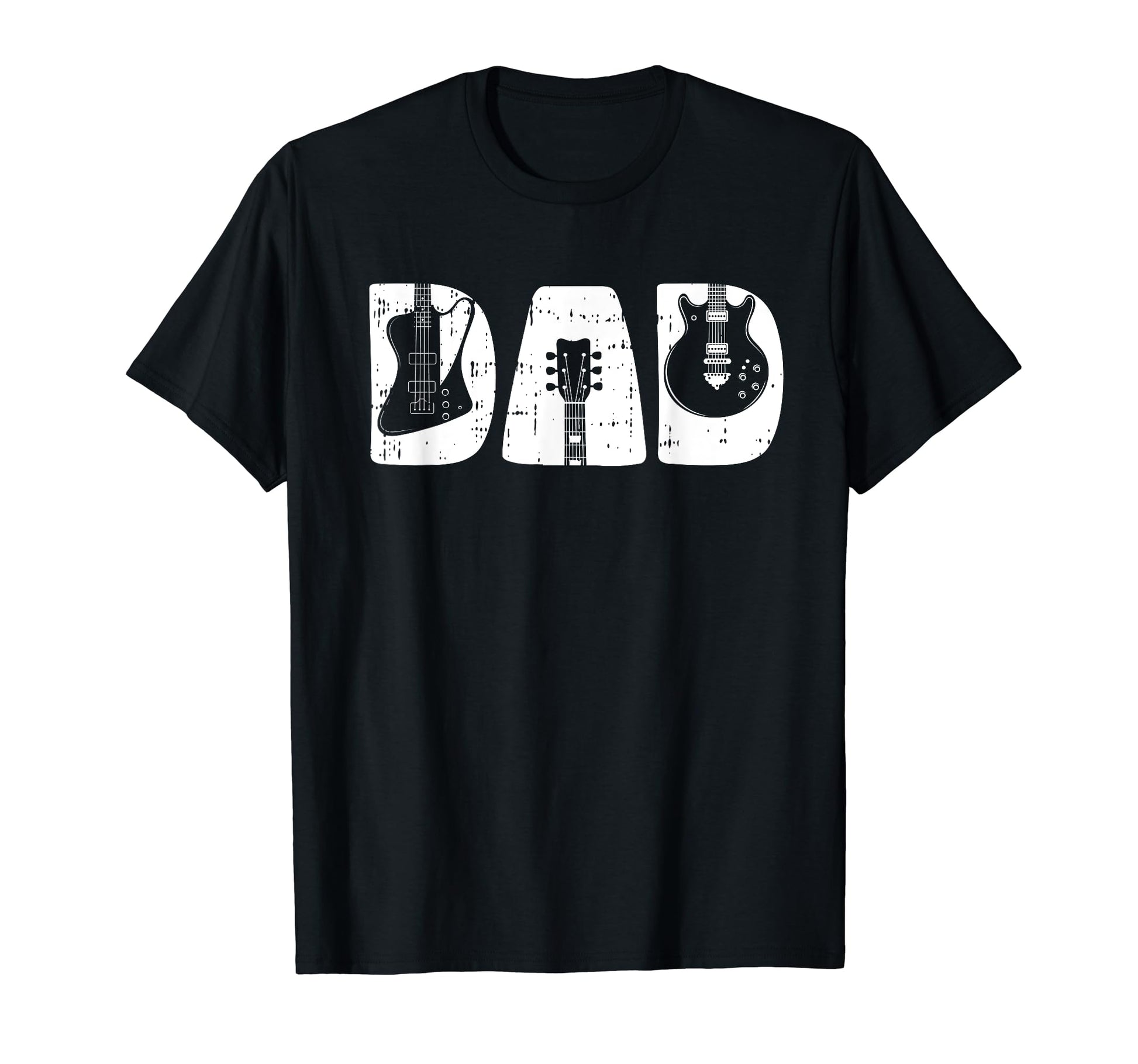 Guitar Dad Fathers Day Guitarist T-Shirt - Custom Art Print Unisex - T-Shirt, Sweatshirt, Hoodie