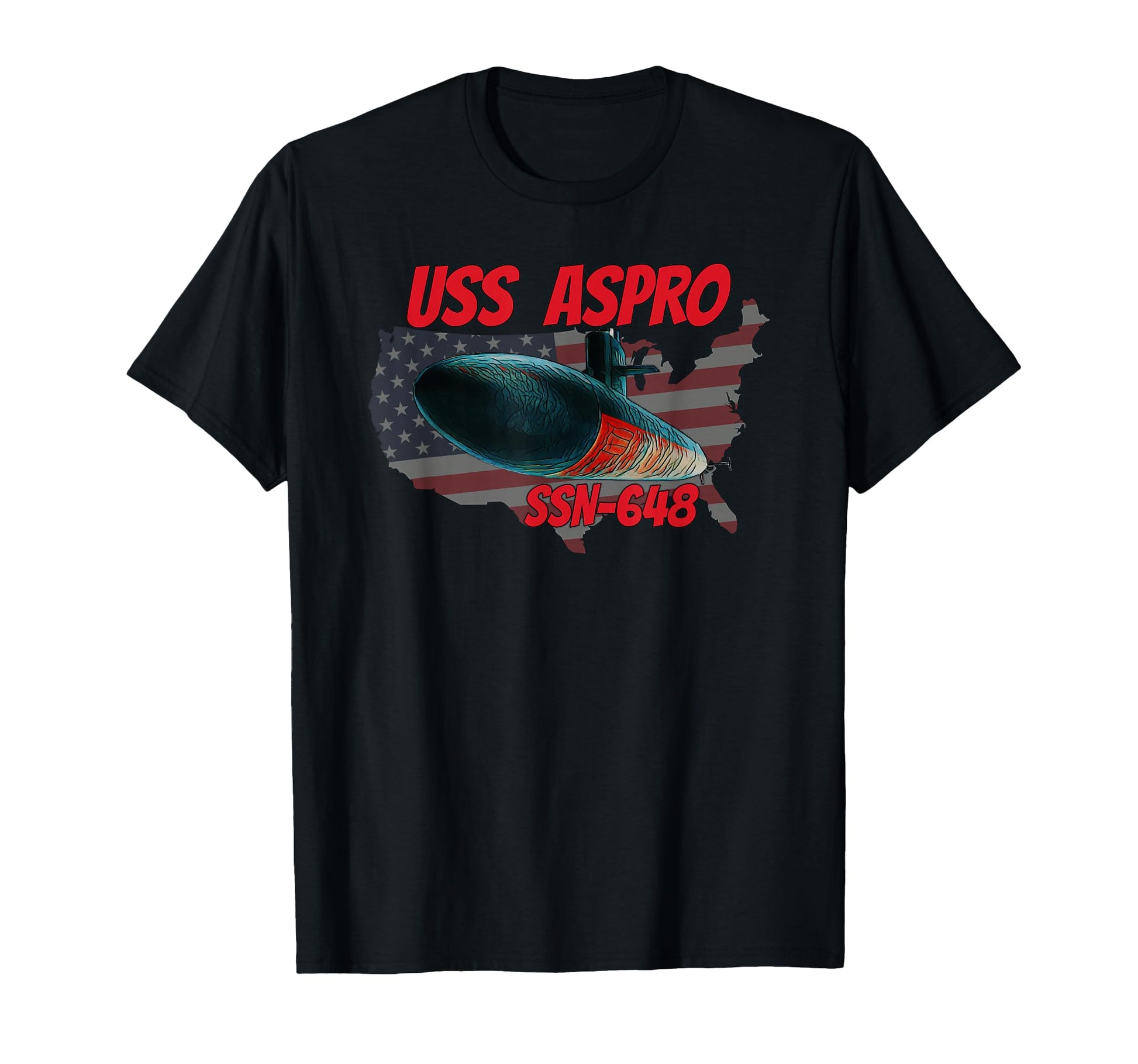 Uss Aspro Ssn 648 Submarine Veterans T-Shirt - Trendy Graphic Men Women - T-Shirt, Sweatshirt, Hoodie