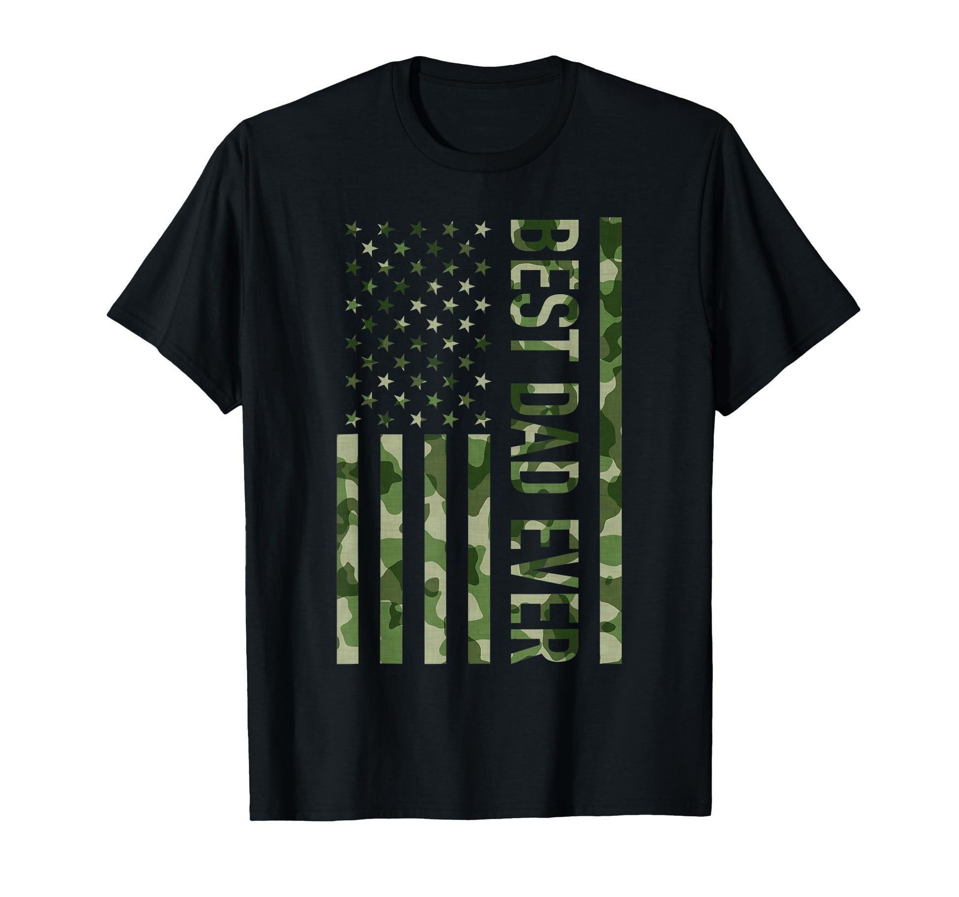Fathers Day Best Dad Ever Usa American T-Shirt - Trendy Graphic Men Women - T-Shirt, Sweatshirt, Hoodie