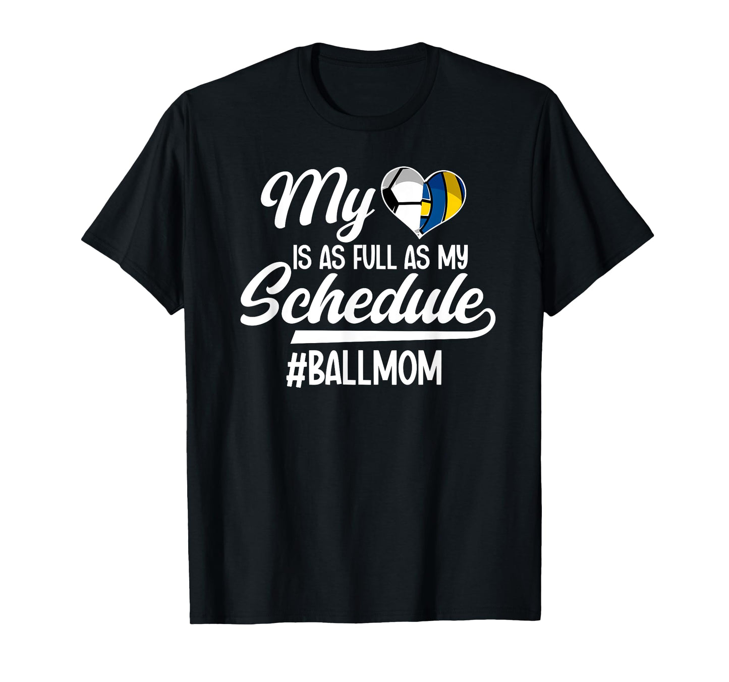 Ball Mom Proud Soccer Volleyball Mom T-Shirt - Custom Art Print Men Women - T-Shirt, Sweatshirt, Hoodie