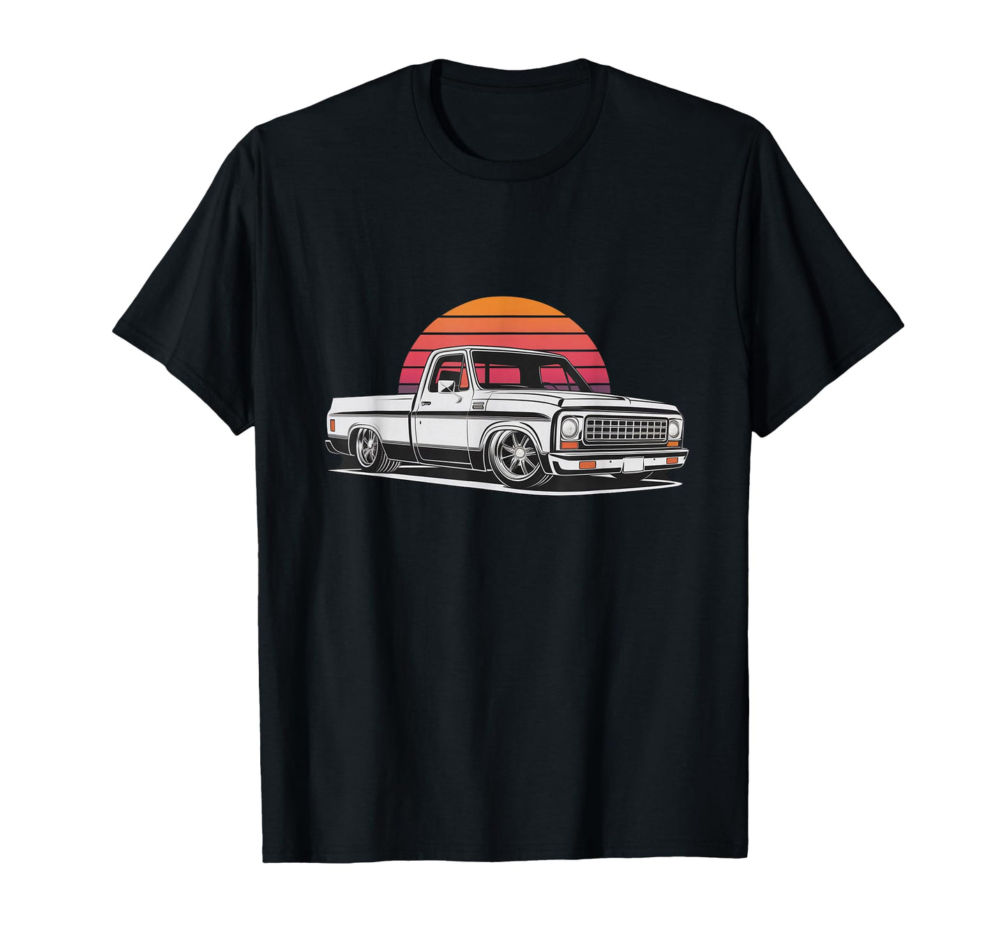 73 87 Mini C10 Truck Slammed Dad T-Shirt - Fun Novelty Design Men Women - T-Shirt, Sweatshirt, Hoodie