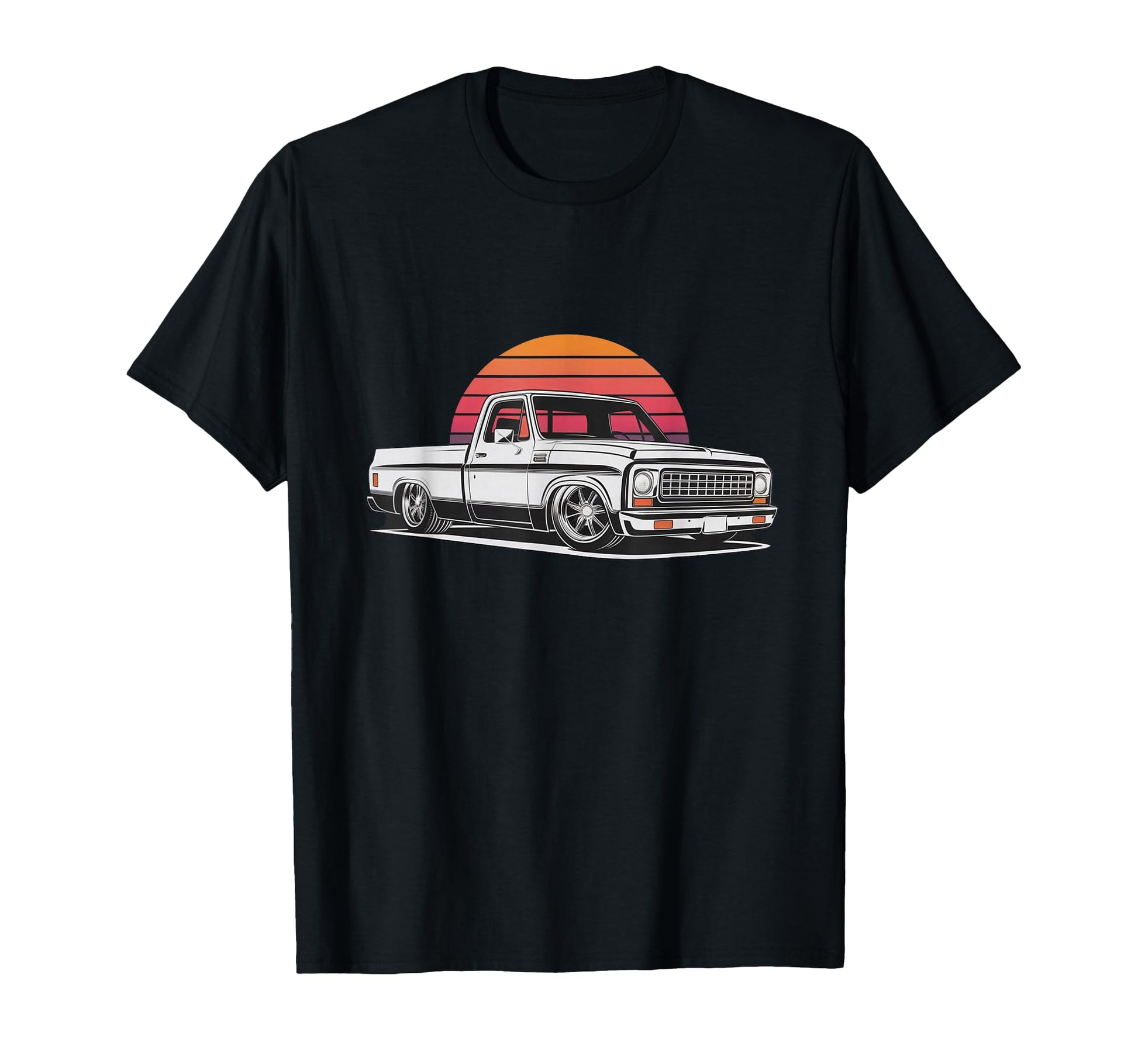 73 87 Mini C10 Truck Slammed Dad T-Shirt - Fun Novelty Design Men Women - T-Shirt, Sweatshirt, Hoodie