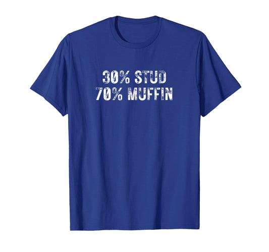 30 Percent Stud 70 Percent Muffin Y2K T-Shirt - Unique Graphic for Adults - T-Shirt, Sweatshirt, Hoodie