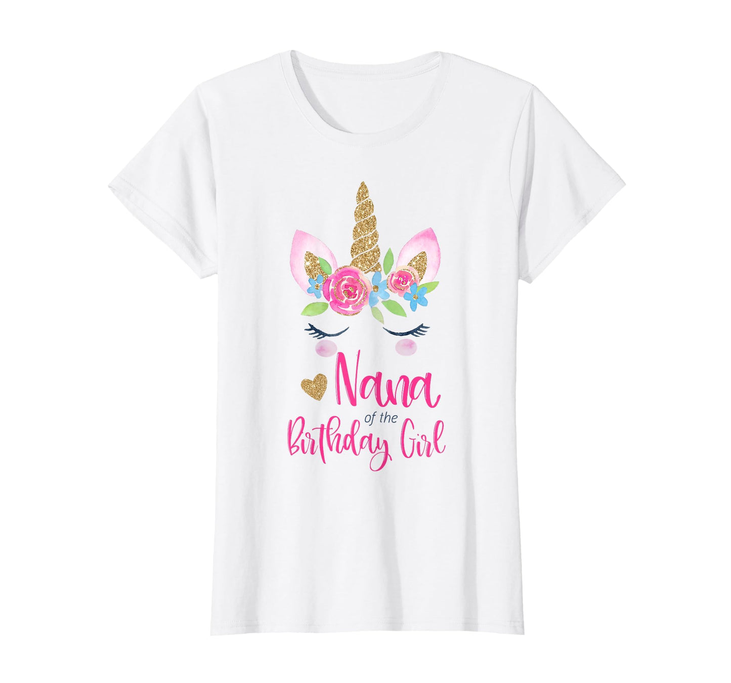 Unicorn Nana Birthday Matching Party T-Shirt - Streetwear Style Unisex - T-Shirt, Sweatshirt, Hoodie