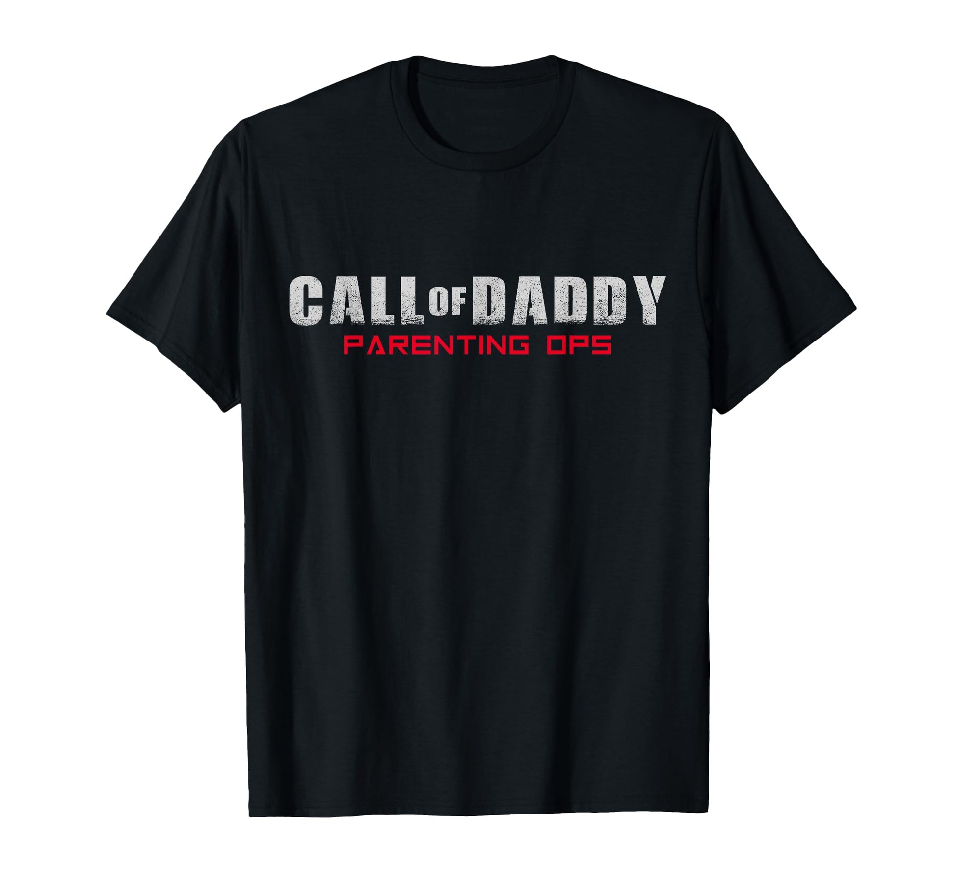 Call Daddy Parenting Ops Red Fathers T-Shirt - Fun Novelty Design Unisex - T-Shirt, Sweatshirt, Hoodie