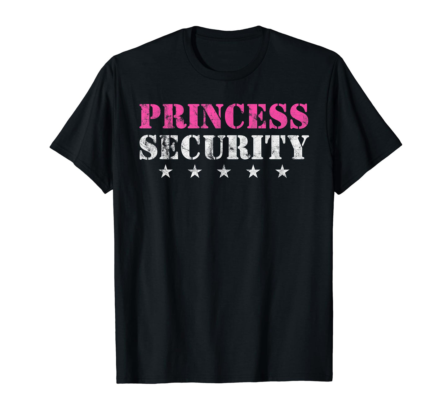 Princess Security Birthday Party Funny T-Shirt - Minimalist Print Unisex - T-Shirt, Sweatshirt, Hoodie