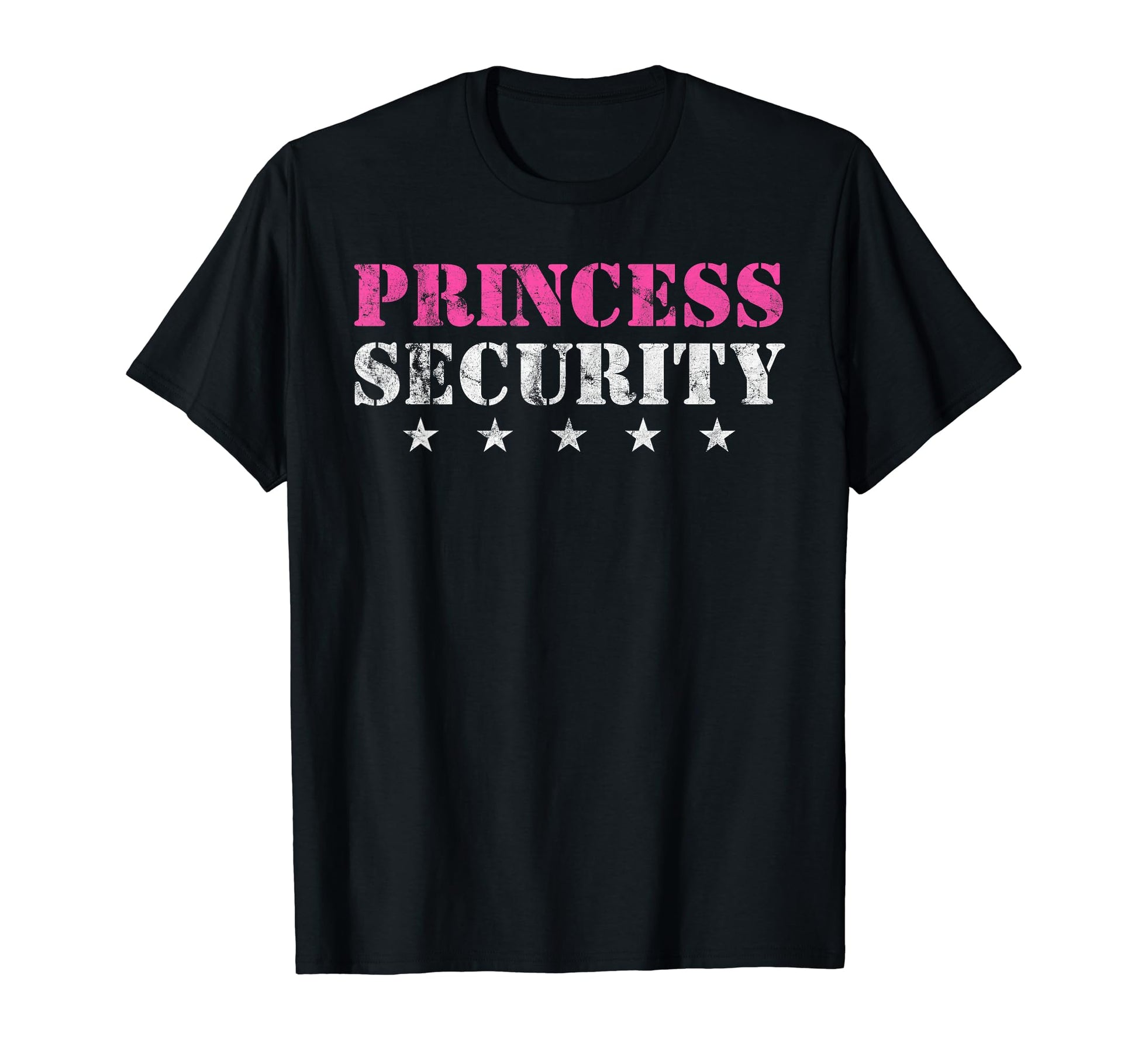 Princess Security Birthday Party Funny T-Shirt - Minimalist Print Unisex - T-Shirt, Sweatshirt, Hoodie