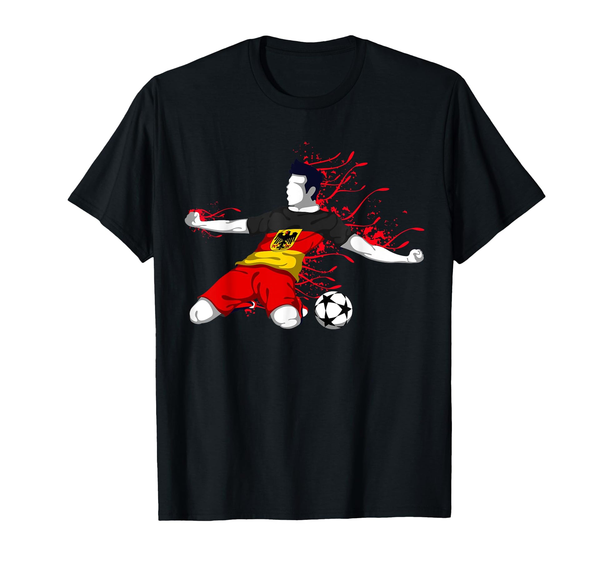 Germany Soccer Fans Jersey German T-Shirt - Graphic Print Men Women - T-Shirt, Sweatshirt, Hoodie