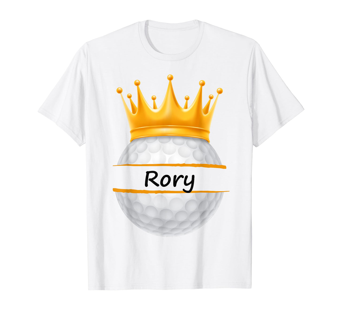 Novelty Golf Personalized Name Rory T-Shirt - Fun Novelty Design Men Women - T-Shirt, Sweatshirt, Hoodie