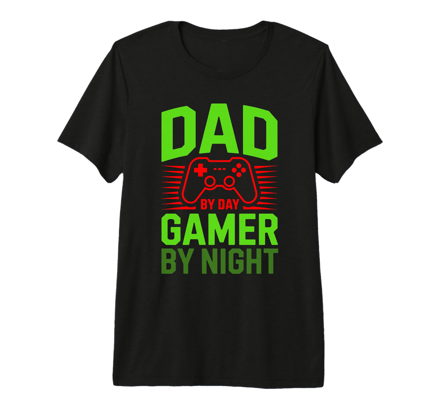 Dad Day Gamer Night Tri Blend T-Shirt - Custom Art Print Unisex - T-Shirt, Sweatshirt, Hoodie