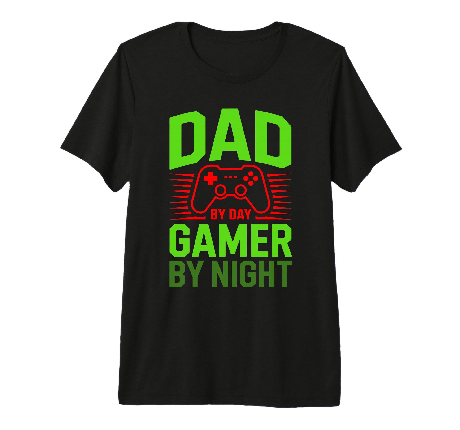 Dad Day Gamer Night Tri Blend T-Shirt - Custom Art Print Unisex - T-Shirt, Sweatshirt, Hoodie