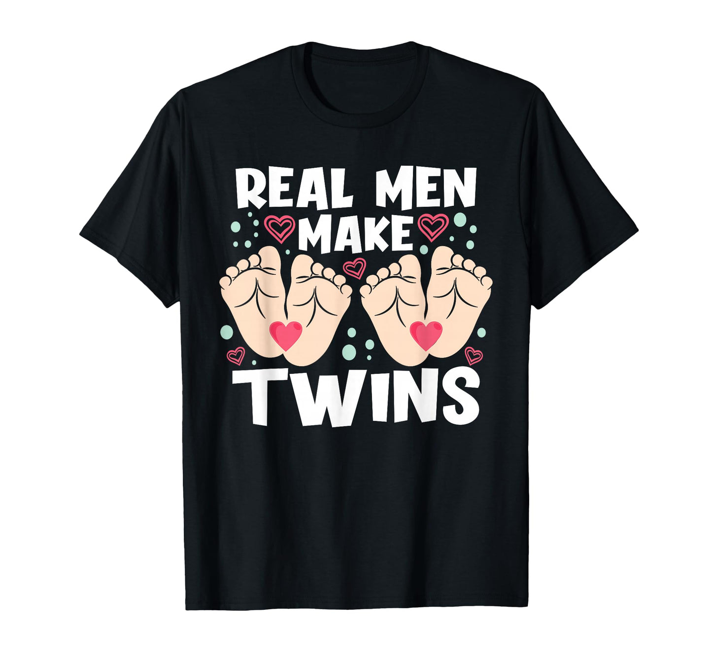 Twin Babies Dad Twins Father Father T-Shirt - Aesthetic Graphic for Adults - T-Shirt, Sweatshirt, Hoodie