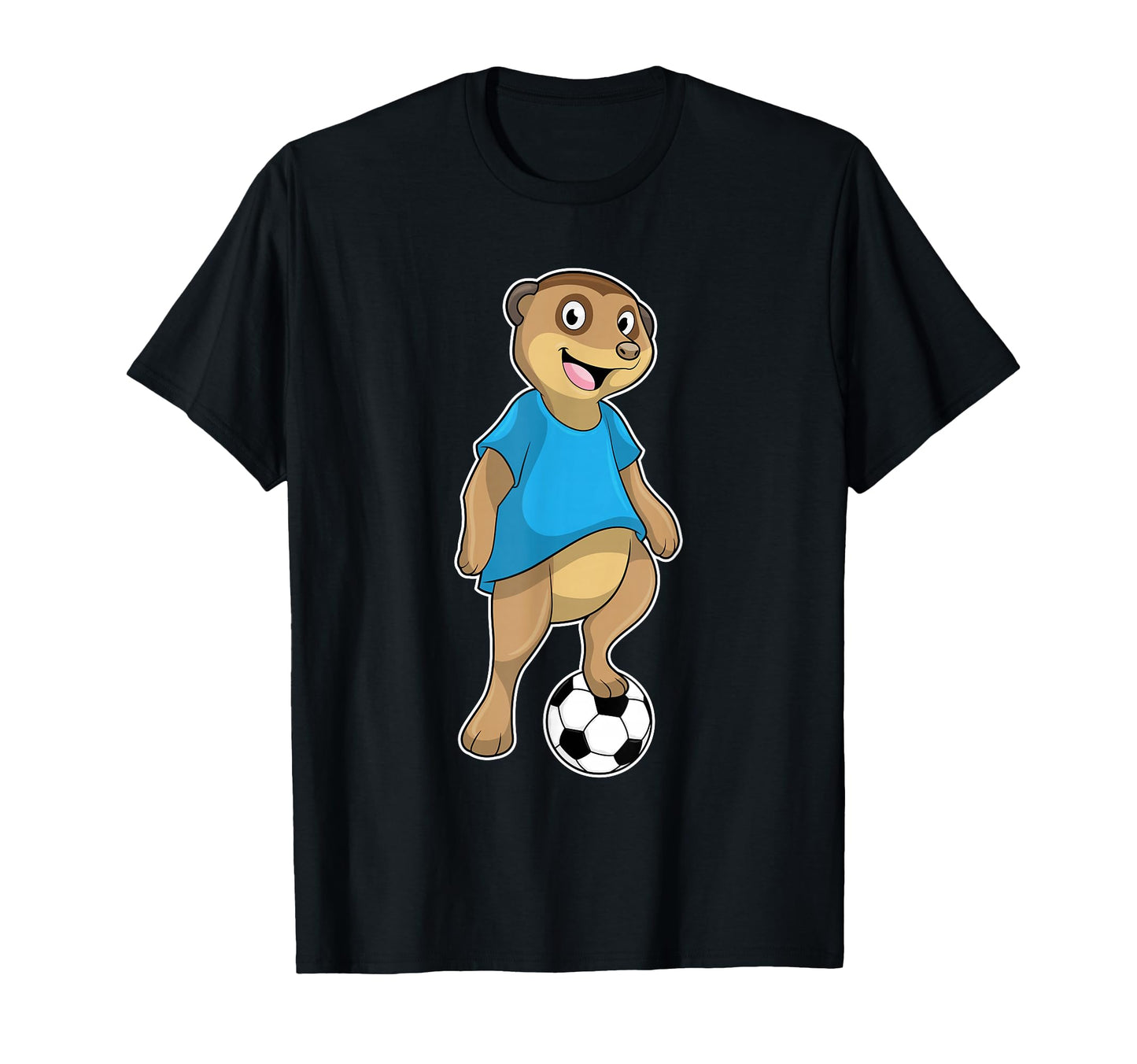 Meerkat Soccer Player Soccer Sports T-Shirt - Aesthetic Graphic Unisex - T-Shirt, Sweatshirt, Hoodie