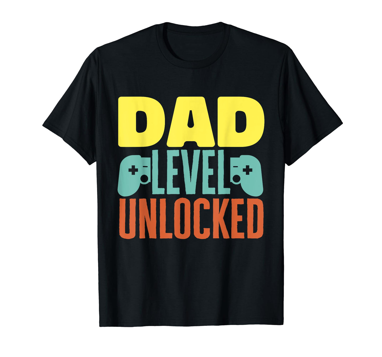 Fathers Day Funny Dad Level Unlocked T-Shirt - Graphic Print for Adults - T-Shirt, Sweatshirt, Hoodie