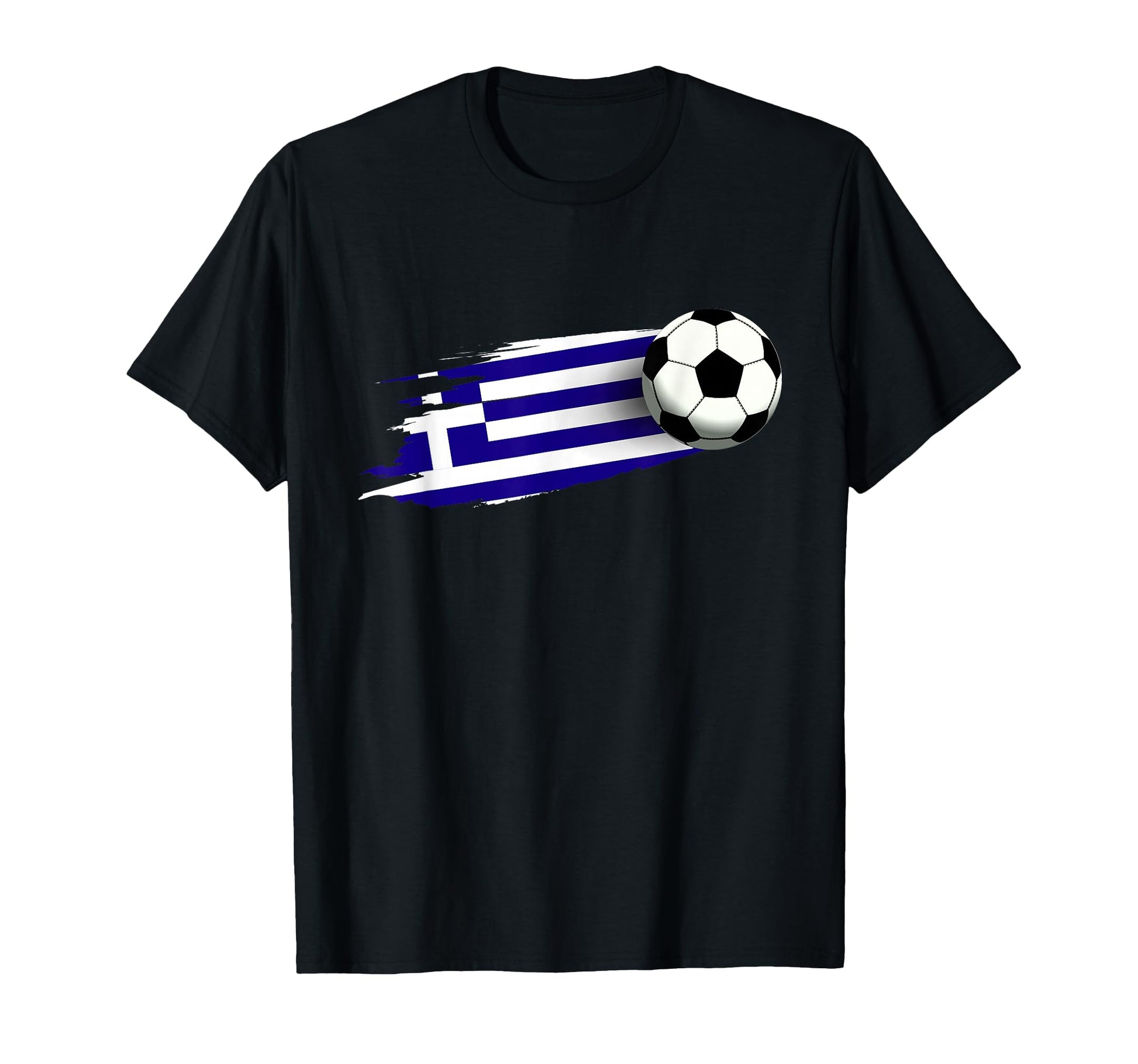 Greece Flag Greek Soccer Flag Greek T-Shirt - Novelty Apparel for Adults - T-Shirt, Sweatshirt, Hoodie