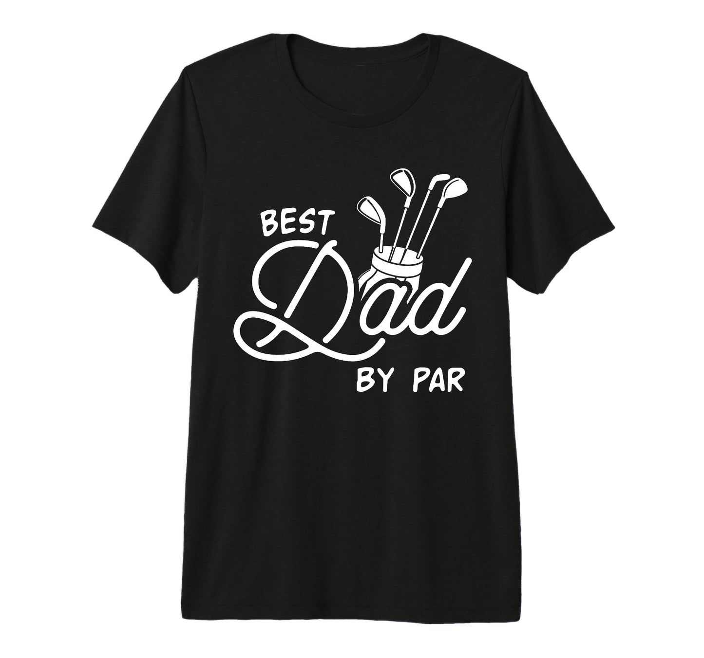 Mens Best Dad Par Golfing Fathers Day T-Shirt - Minimalist Print Men Women - T-Shirt, Sweatshirt, Hoodie