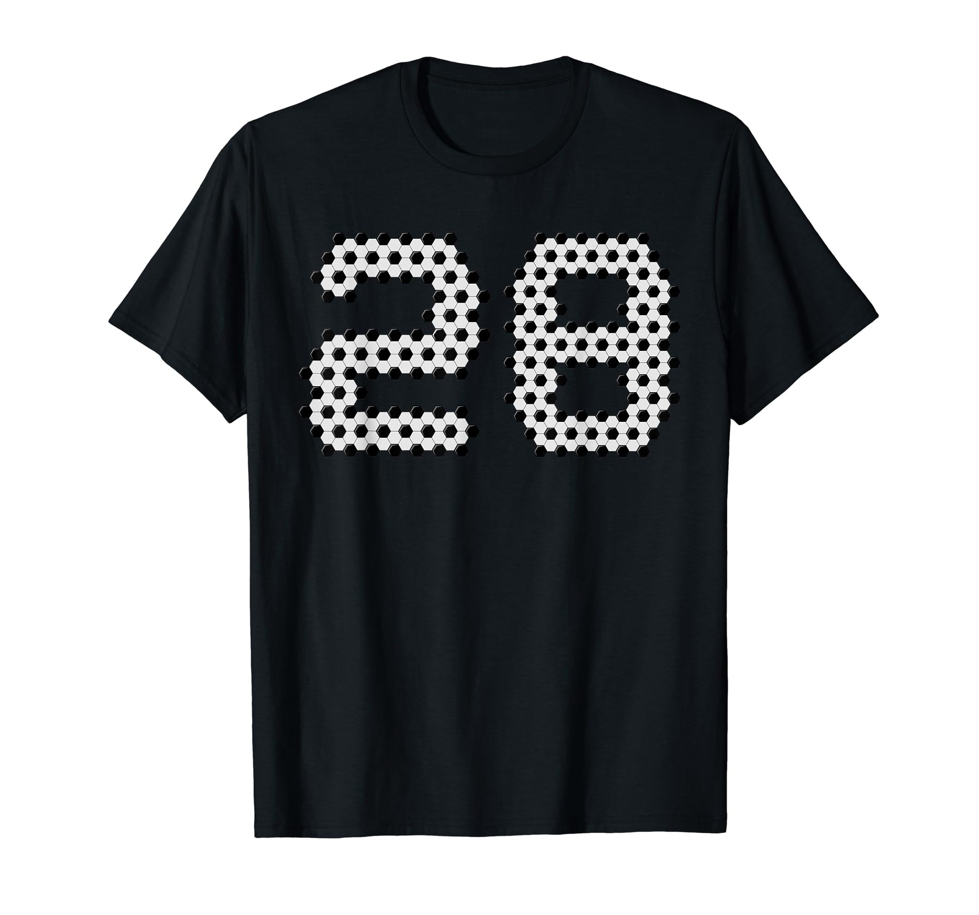 Fun 28Th Birthday Soccer Themed 28 T-Shirt - Unique Graphic for Adults - T-Shirt, Sweatshirt, Hoodie